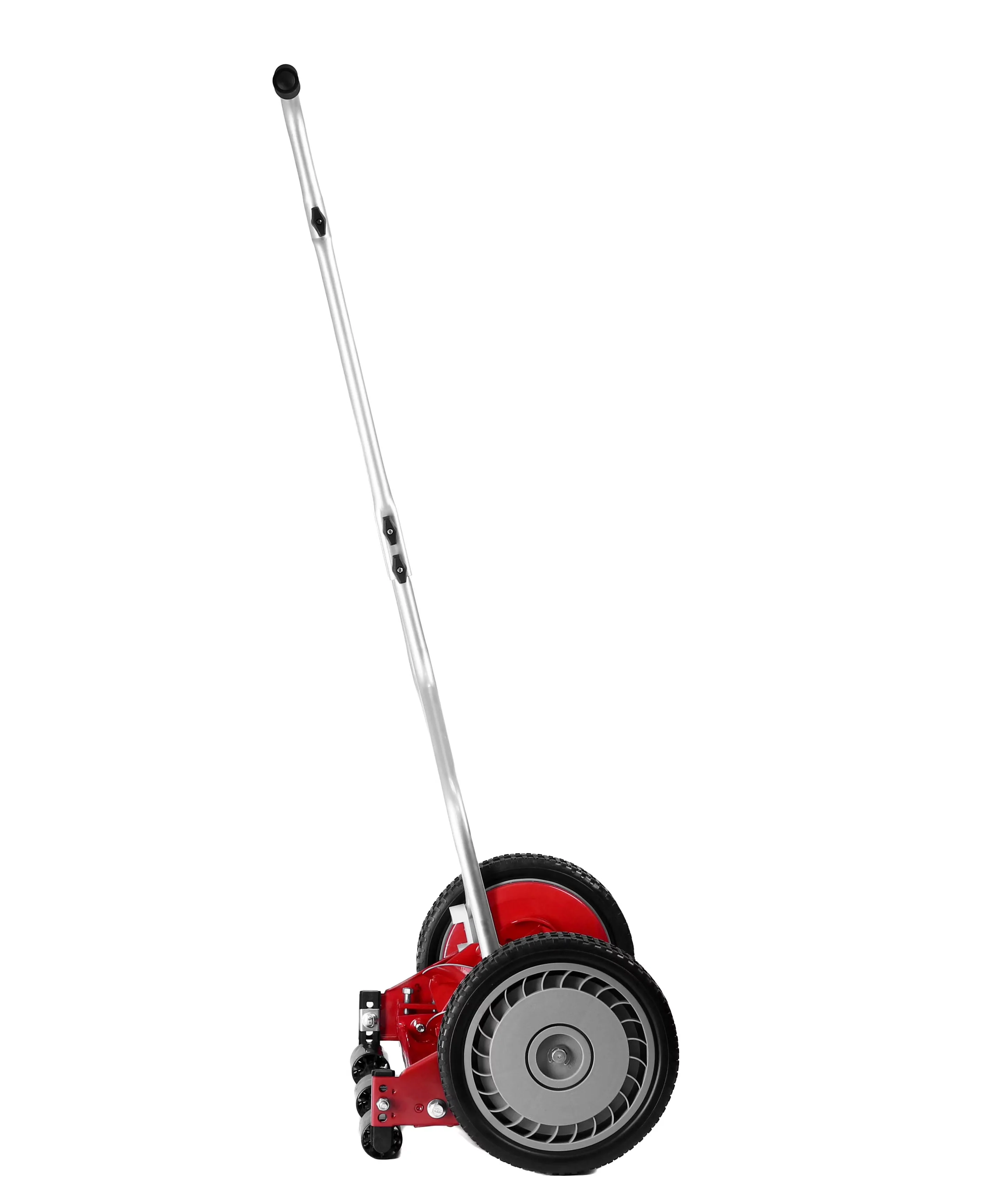 Push Mower Compact with Adjustable, 14" cutting width, 304-14 14 Inch Wide 5-Blade Reel Lawn - Red Model C4EB07