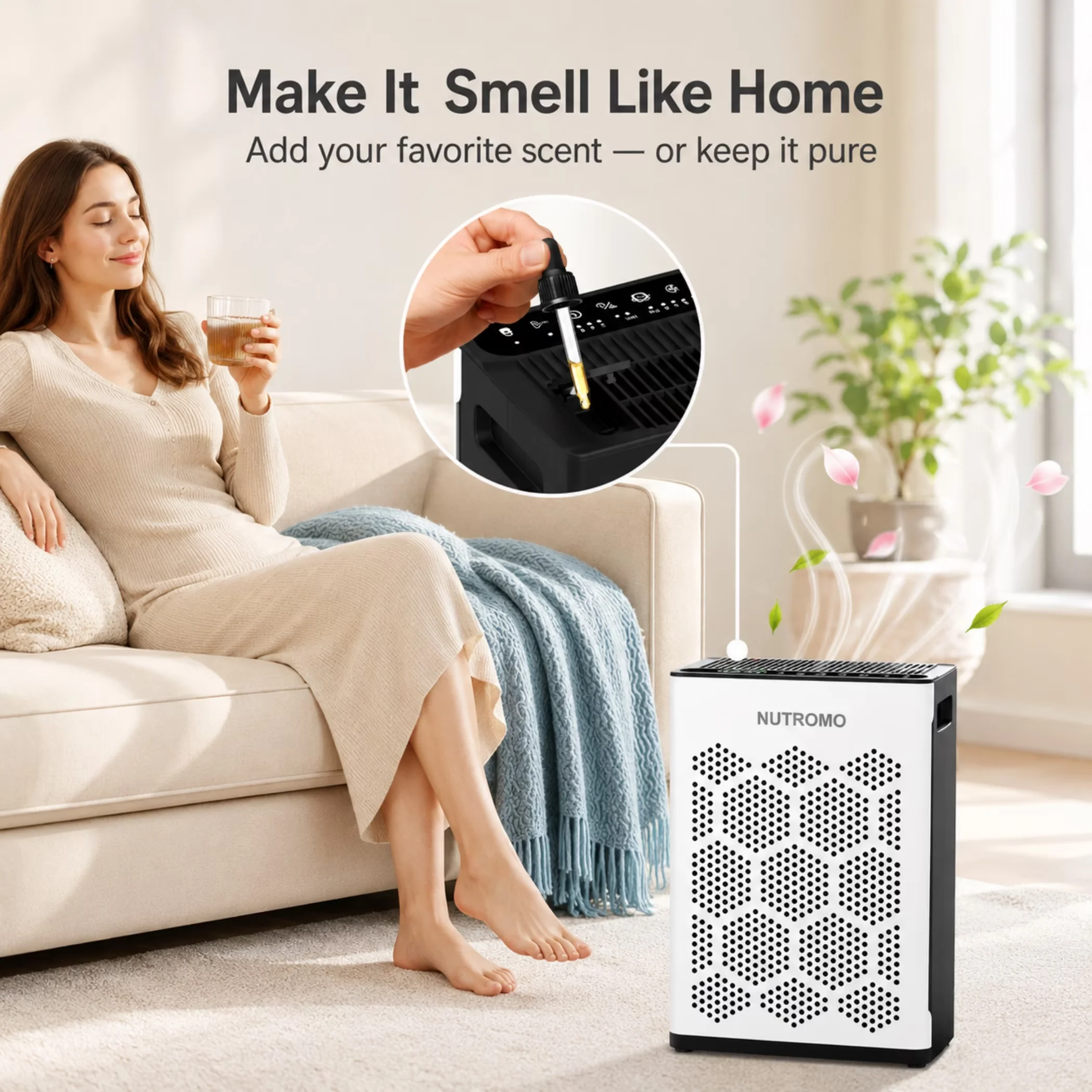 Air Purifier Essential with Filter Change Indicator, Smart Technology Capable - Model 8F4DBC