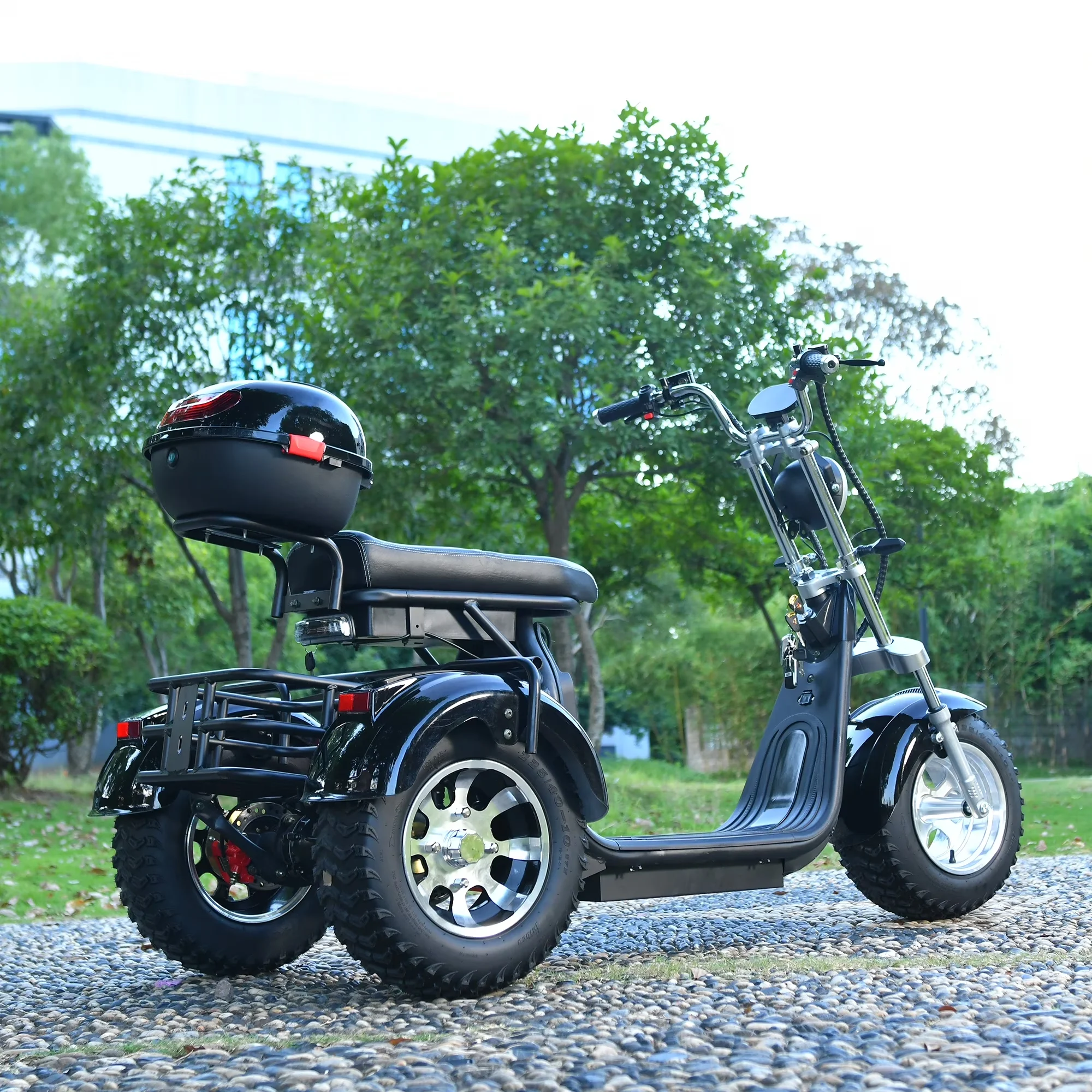 Versatile Scooter with 2000W, Headlights, Adult Electric 3 Wheel 2000W Motor - Plastic, Iron, Aluminum Alloy Model E7803F