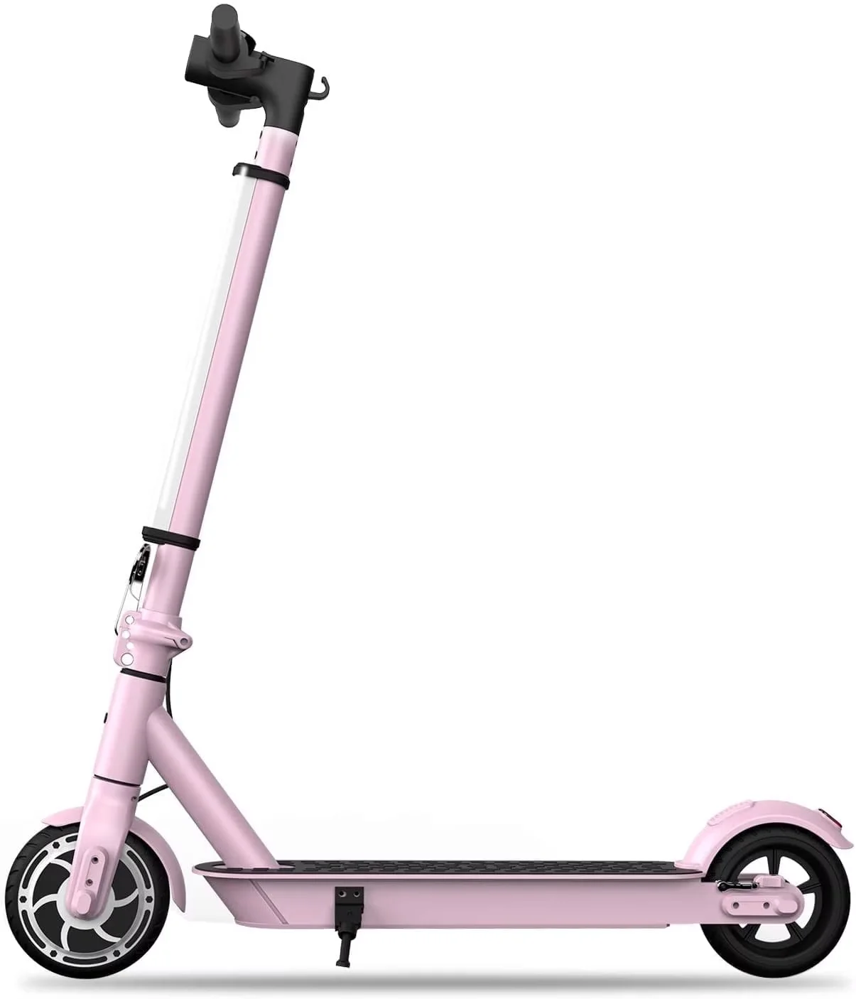 Modern Scooter with Foldable, 6.5in Solid Tires, S2 Lite Electric - Pink Aluminum Model F140C4