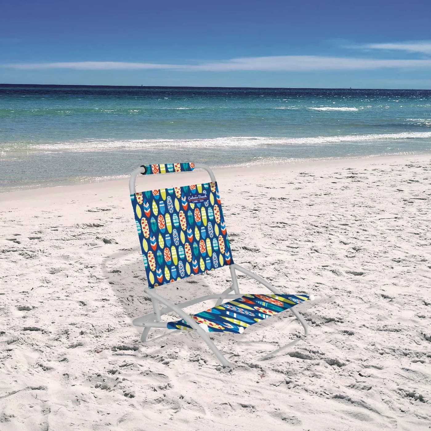 Innovative Beach Chair with Folding, Weather-Resistant, Low Sand Folding - Fabric Model CED4DE