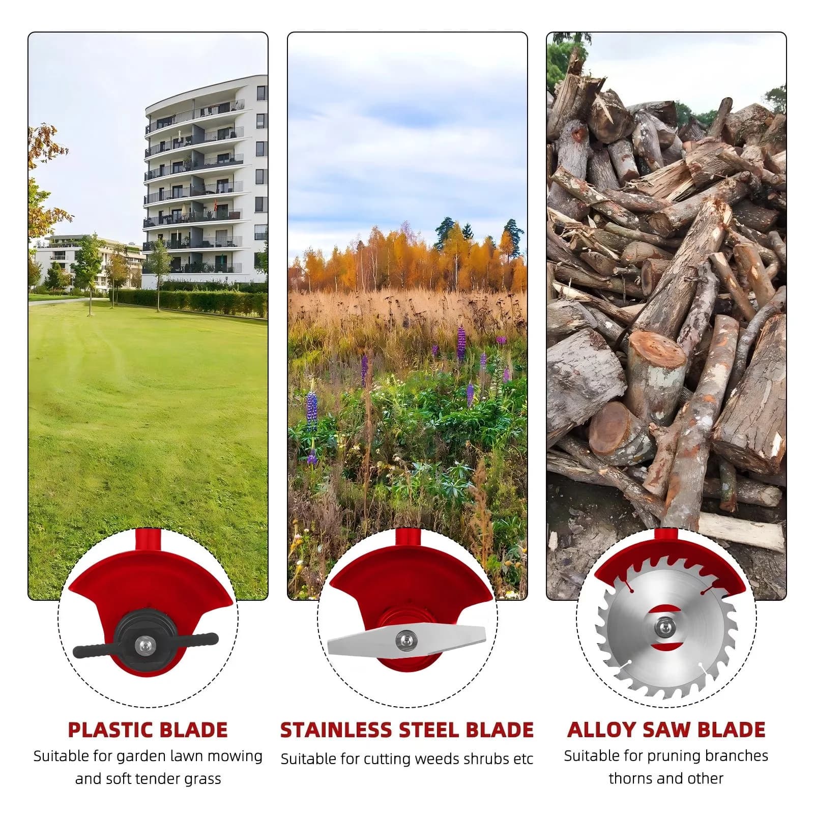 String Trimmer Versatile with Battery, 1500W - Red for General Purpose Model E097F5