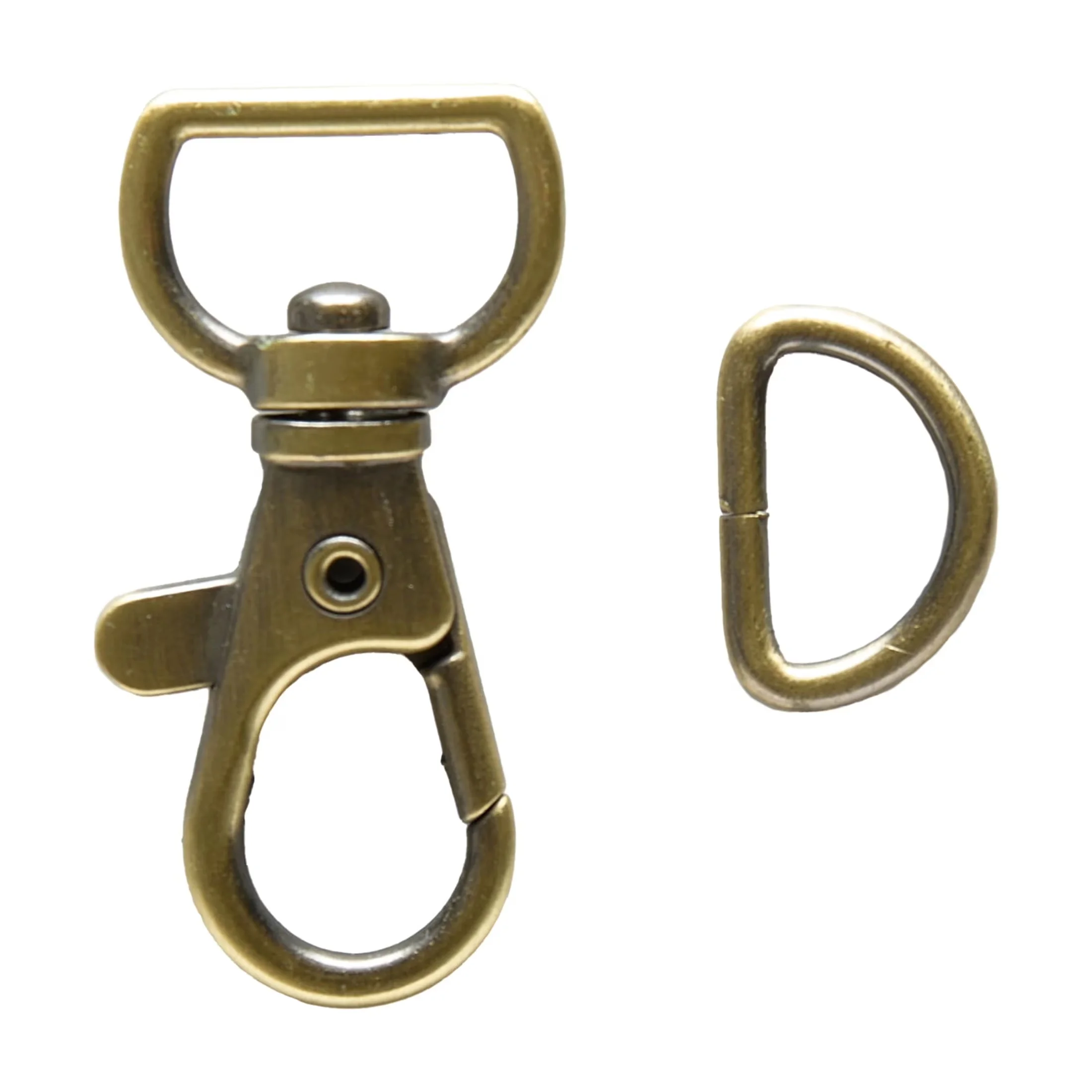 Compact Fastener with Detachable, Gold, 3 Piece Set - Gold Gold 3 pack Model B36ECF