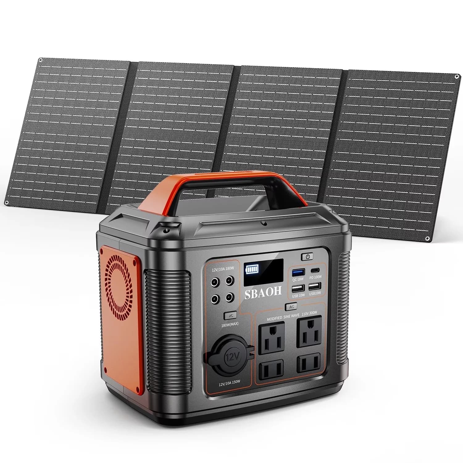 Generator Efficient with 300W, 110V, Short Circuit Protection for Home - Model 39B952