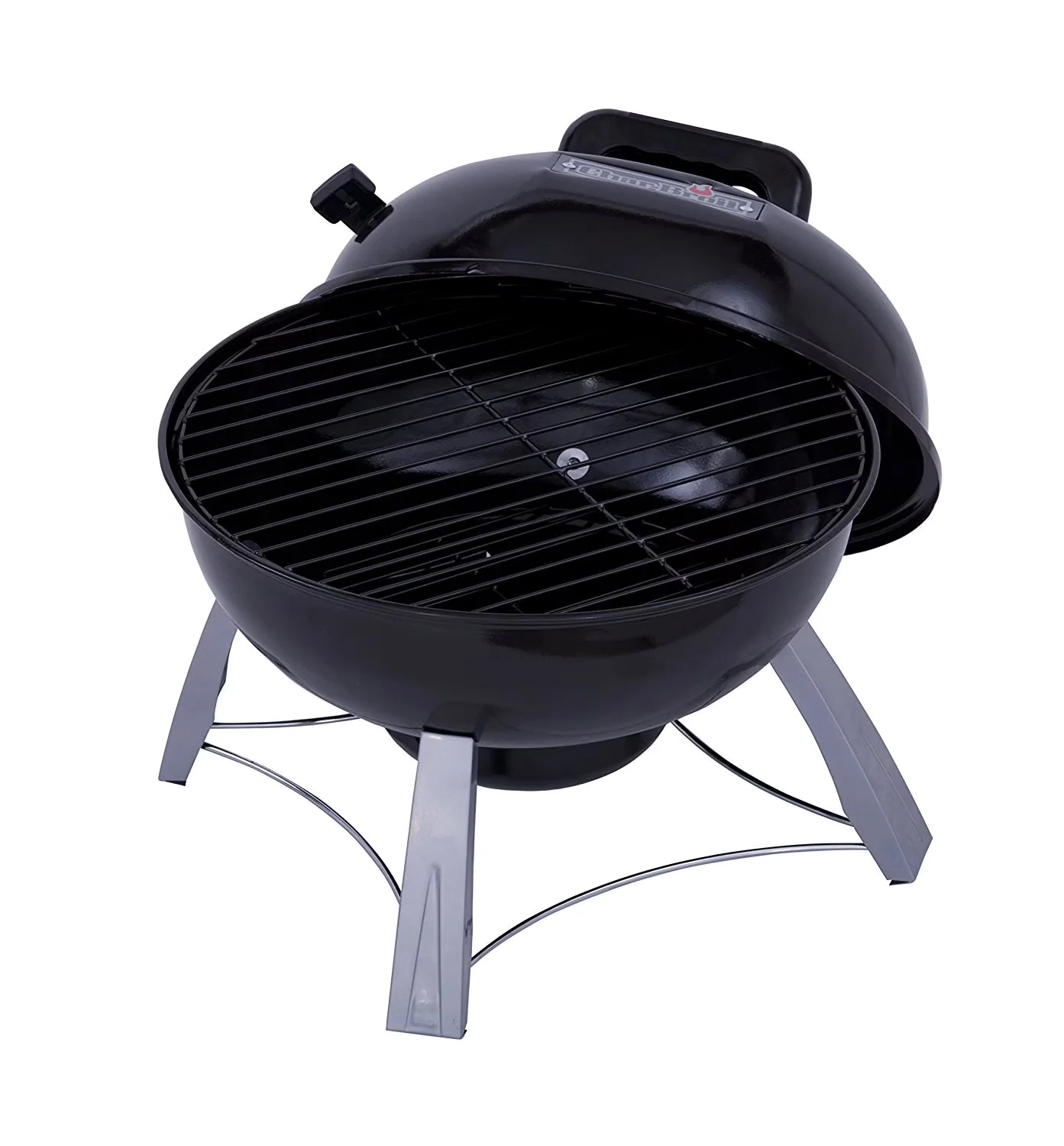 Charcoal Grill Essential with Portable, 150 sq. in. cooking surface - Black Heavy Duty Steel Model 8C6E5A