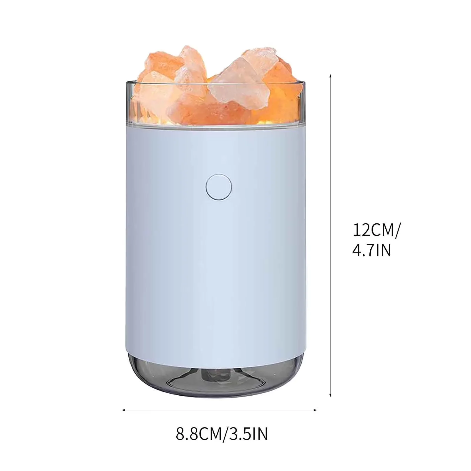 Reliable Humidifier with Oil Diffuser, Timer, Himalayan Salt Lamp - Blue Model D33EE2