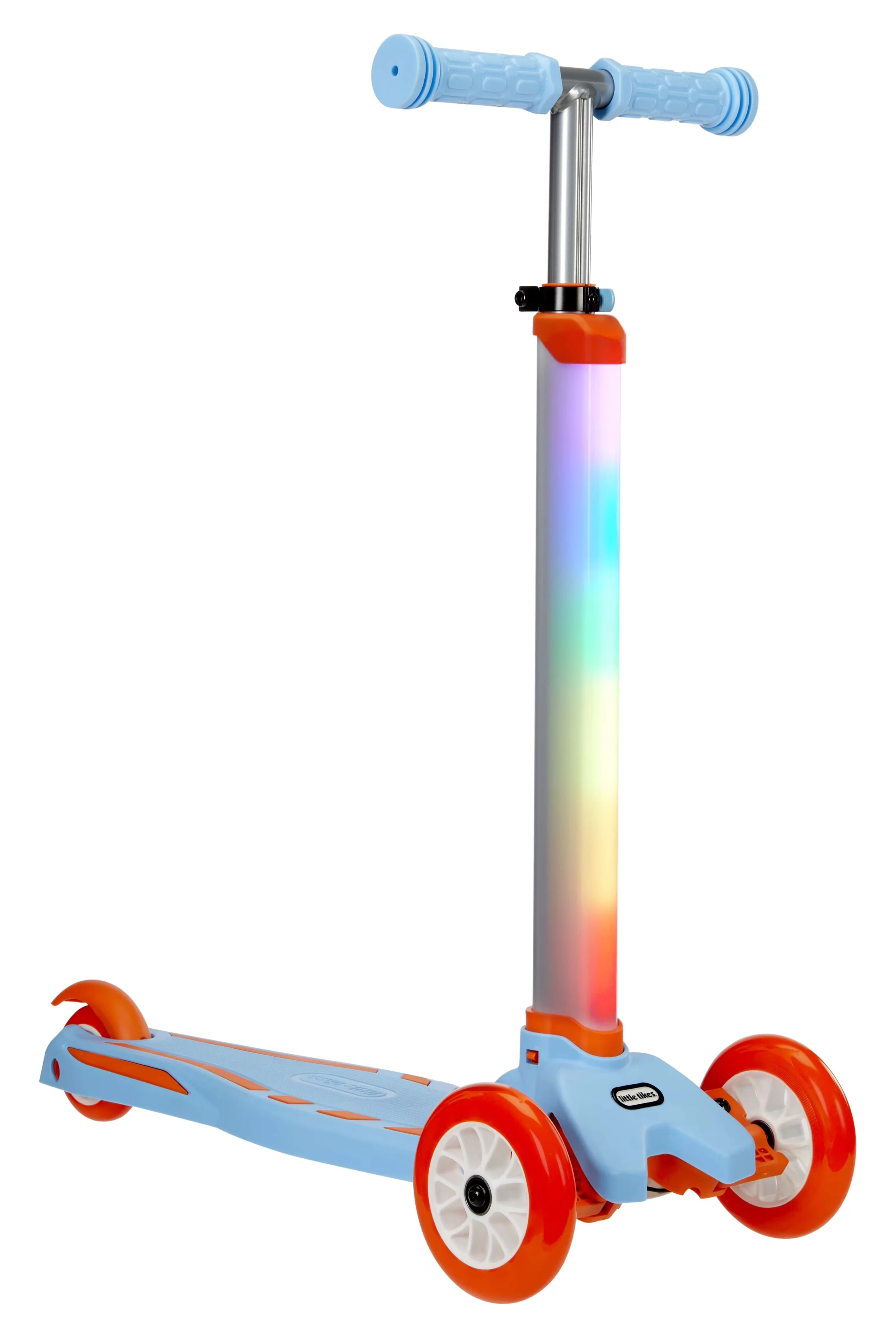 Versatile Scooter with Lightweight, Light Patterns - Multi-Color Plastic Model 107D1E