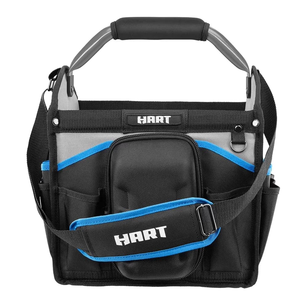Toolstorage Innovative with Shoulder Strap, 12-inch Tool Tote, (16) Exterior Pockets - Black 12-" Model 927343