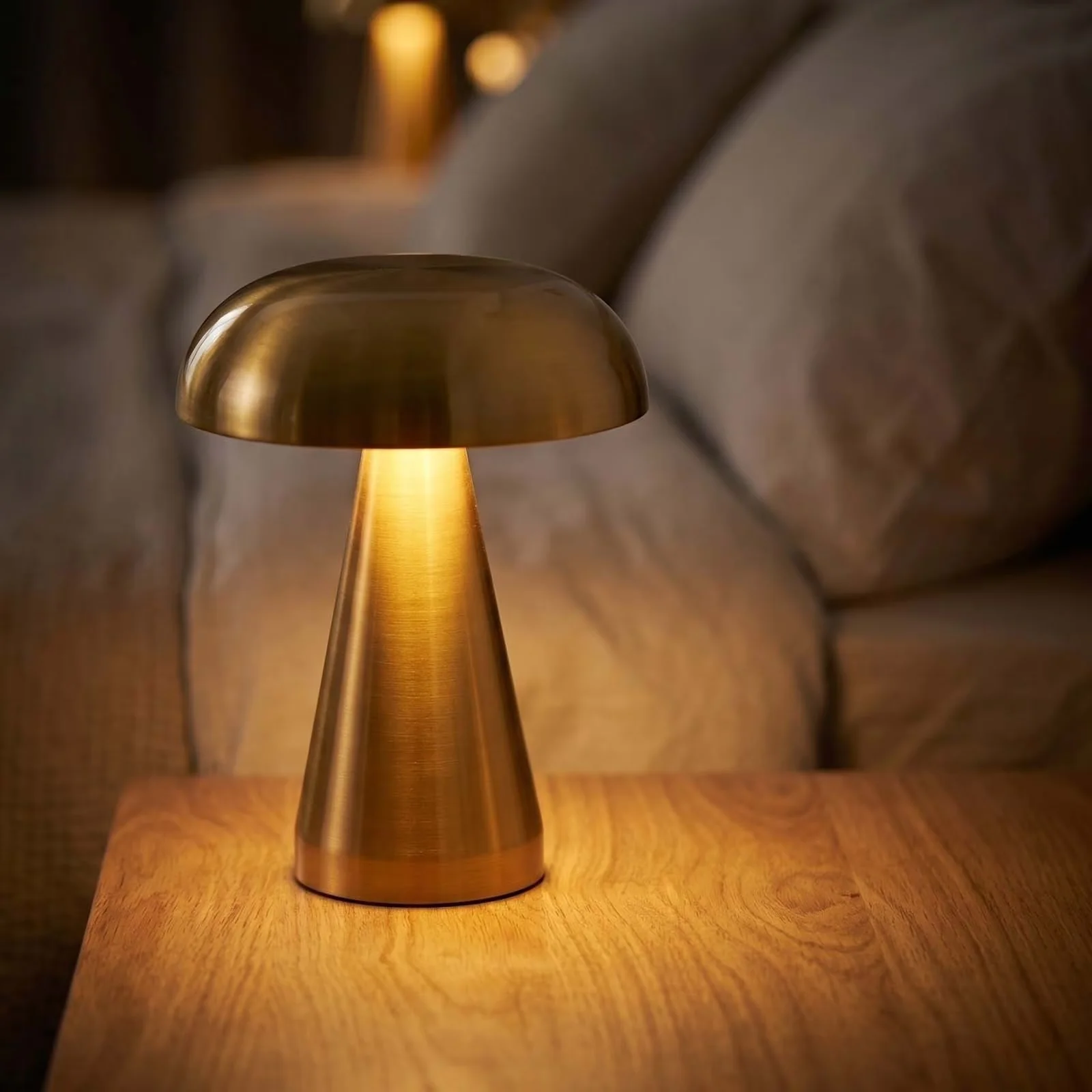 Lamp Innovative with Dimmable, Farmhouse, Rechargeable Minimalist Desk - Multicolor Metal for Living Room, Bedroom Model 18AD43