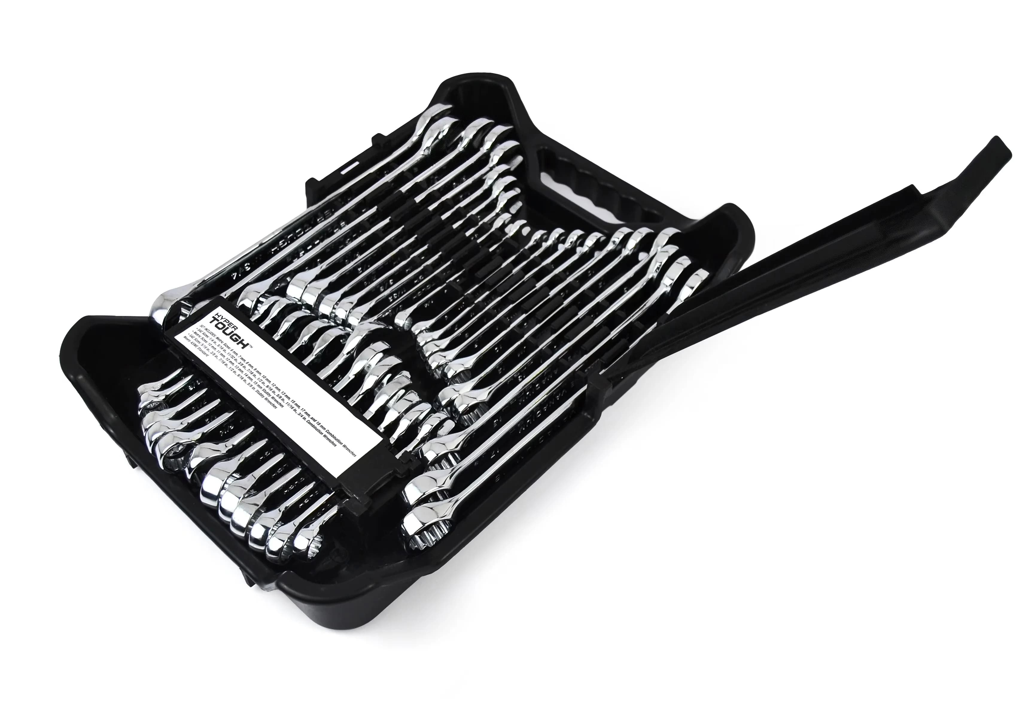 Hand Tool Set Premium with Easy To Operate, Measurement Markings - Silver SAE & Metric Model 3050B3