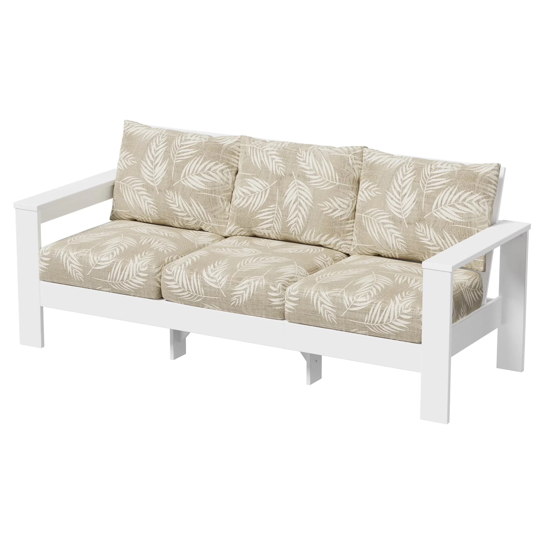 Outdoor Sofas Sectional Quality with Water-Resistant, Weather-Resistant - Green High Density Polyethylene, Hdpe Model D2897D