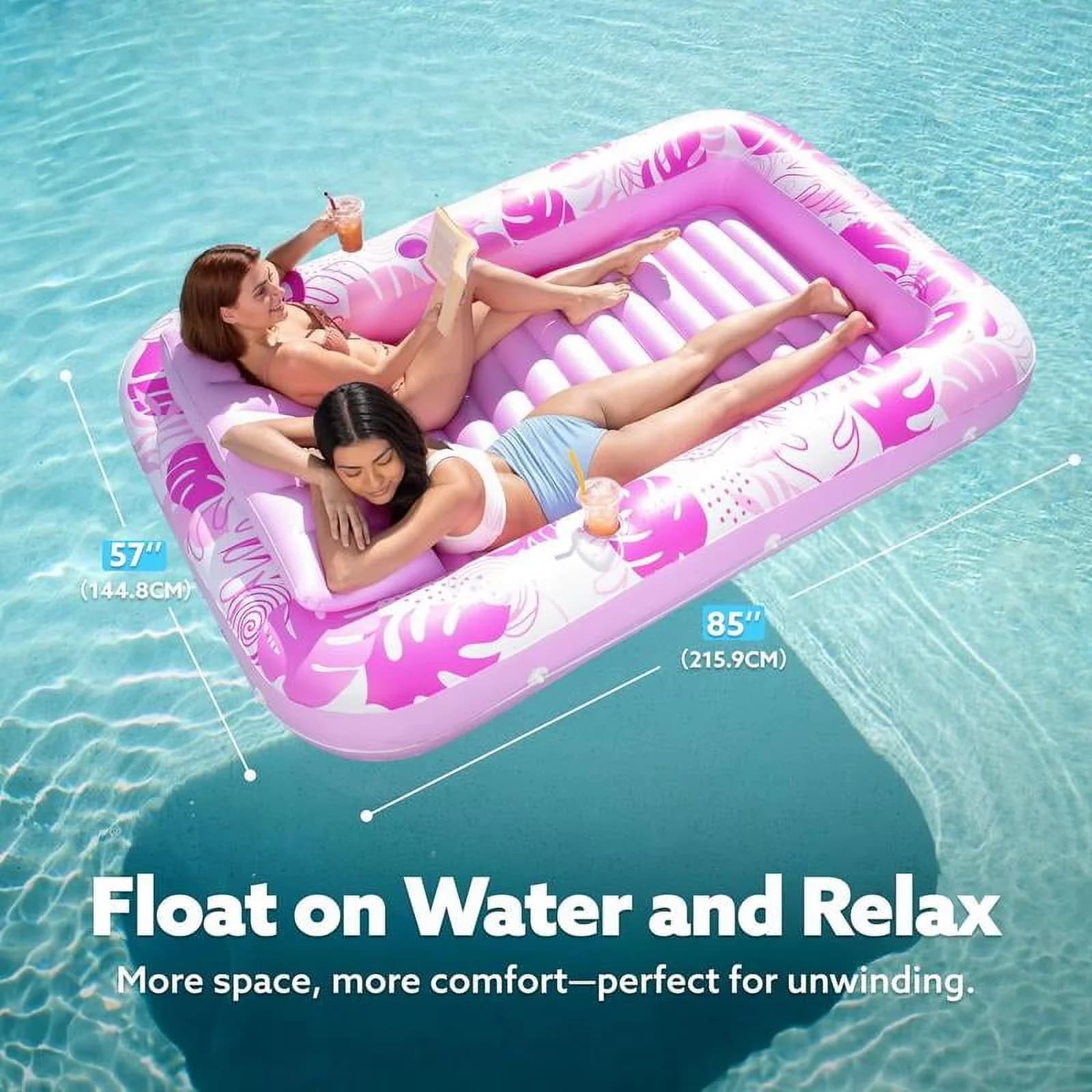 Stylish Inflatable Pool with Aerosols:No, Contains Batteries or Cells?:None, Pillow - Purple Pvc Model B76FE2