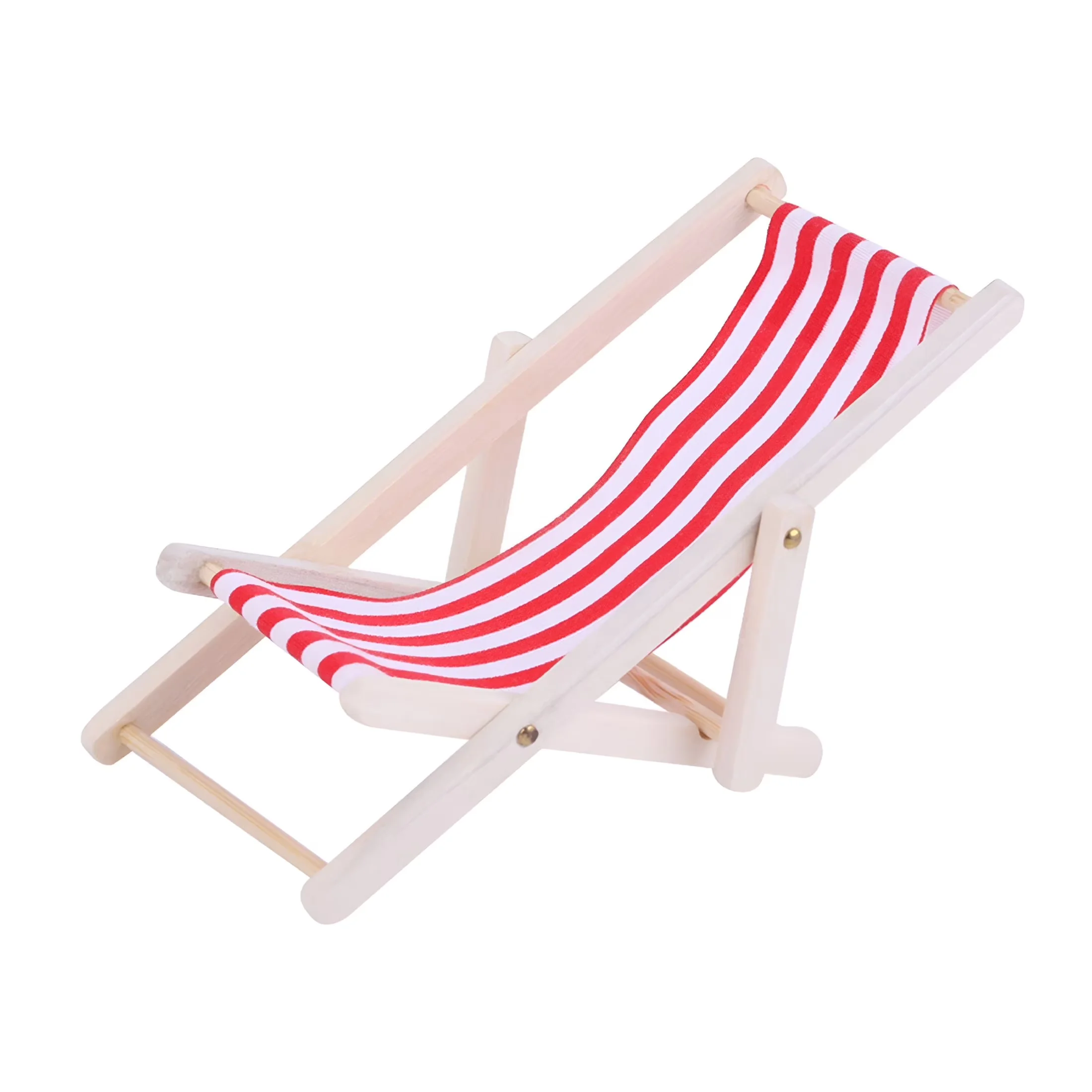 Sleek Beach Chair - Red for Outdoor, Rooms Foldable - Built to Last Model 199529