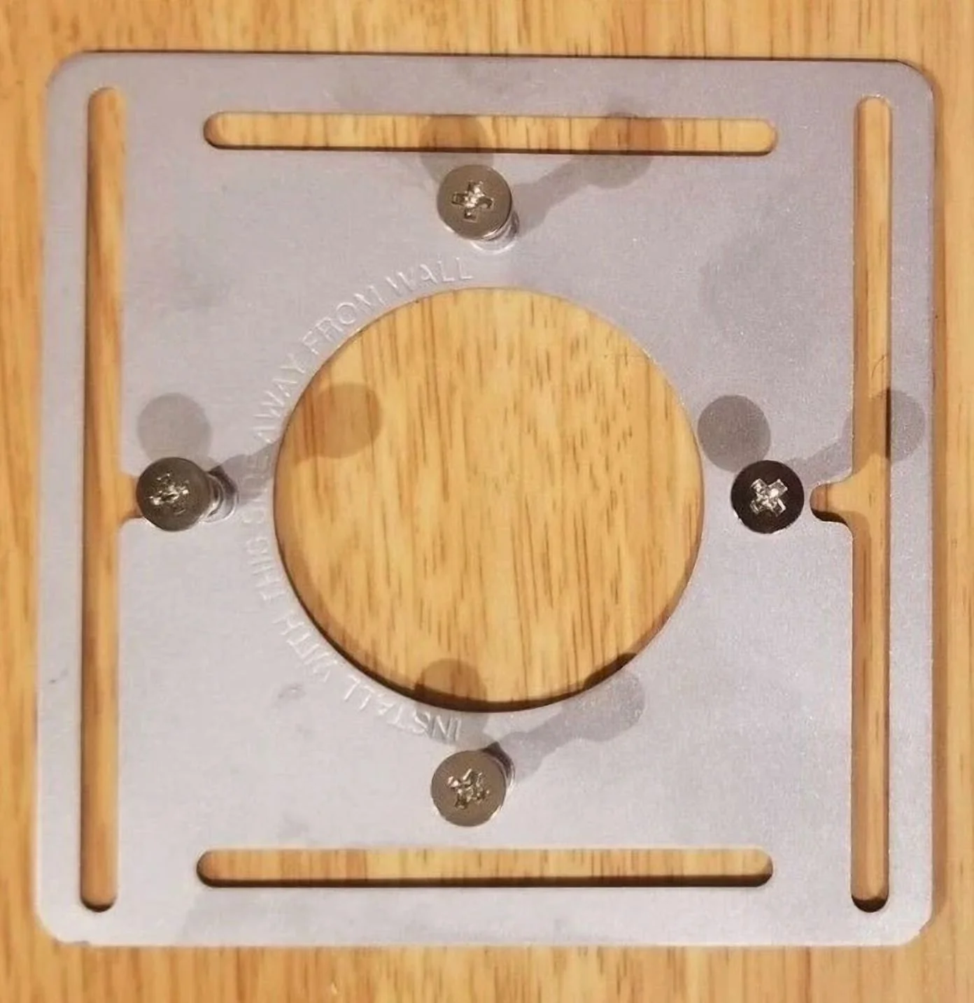Fastener Modern with Easy to use and practical for everyone., Steel Mounting Plate - Stainless Steel Model 146927