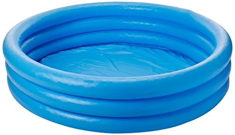 Versatile Inflatable Pool with Pool allows for 6 1/2 (17cm) of water, Age Grade: 3+, Crystal Blue 45" x 10" - Blue Model B6947A