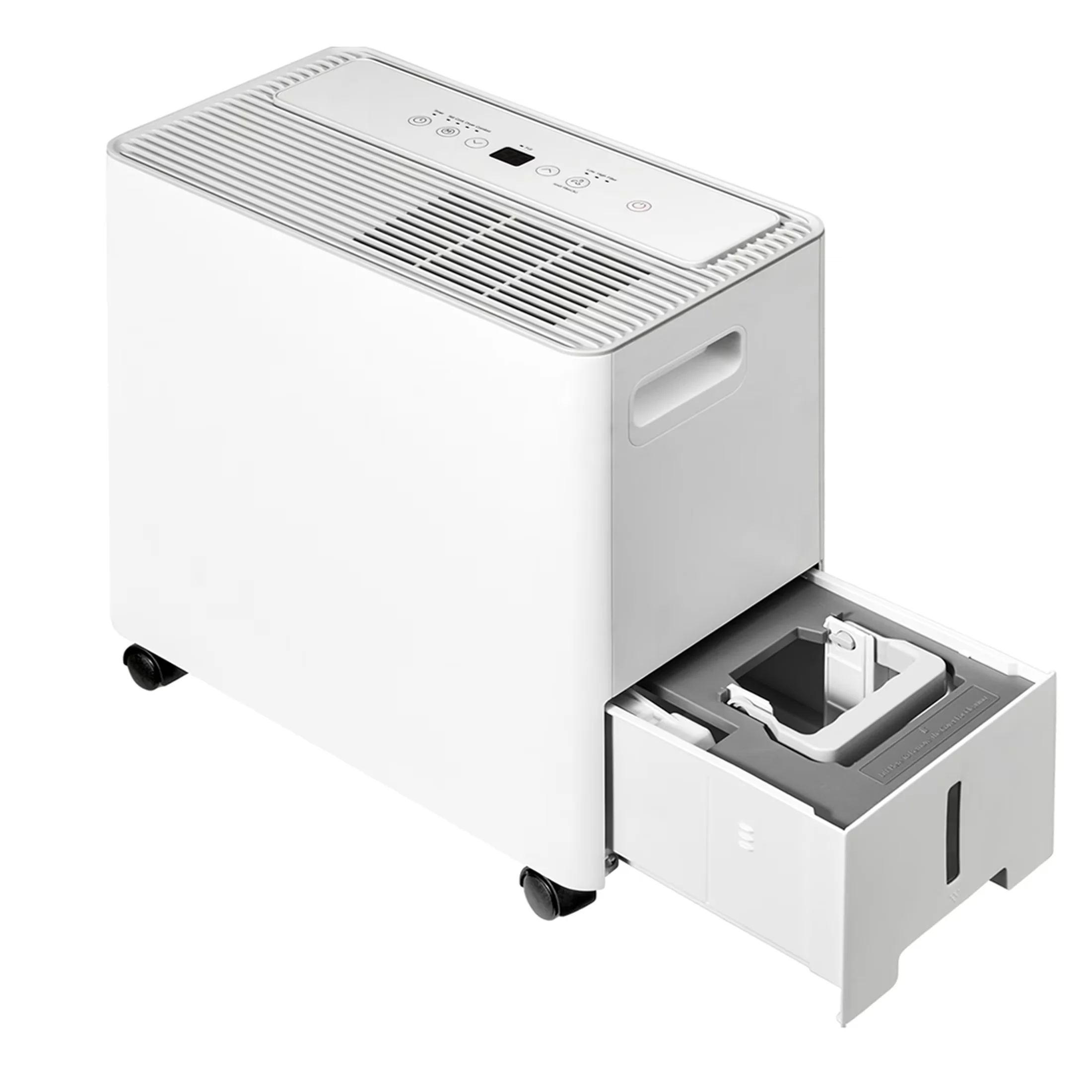 Compact Dehumidifier with Remote Controlled, White, 22 Pint - Restored Model 9D28BD