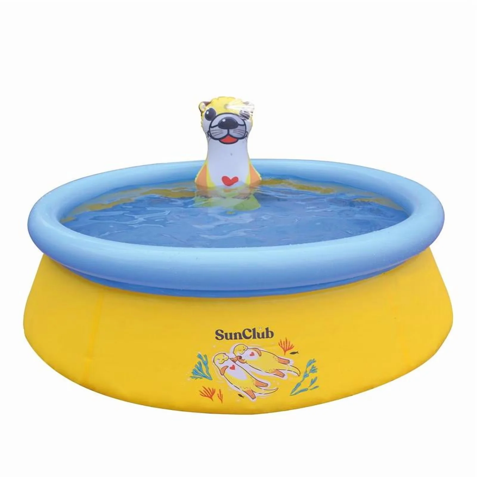 Versatile Inflatable Pool with Puncture Resistant - Multicolor Outdoor Model 24C04C