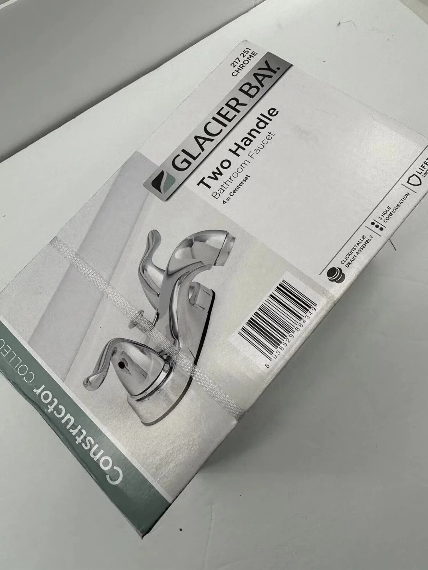Modern Bathroom Renovation - Silver Chrome Constructor - Long-Lasting Performance Model C7C78B