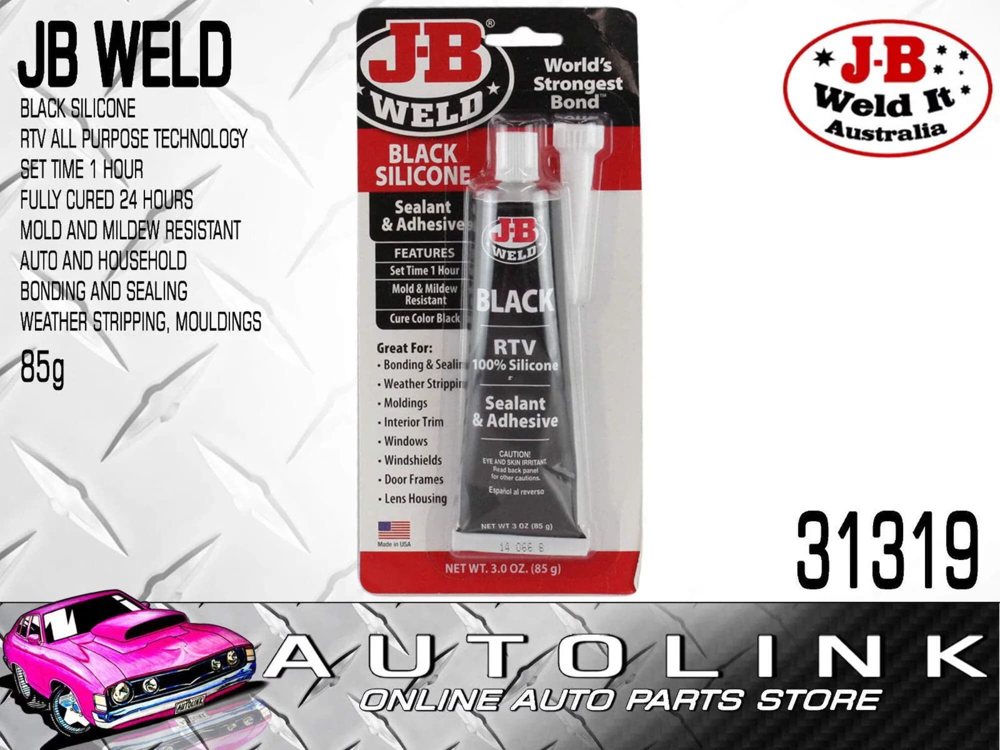 Classic Adhesives Glues In Paint Supplies Tool with Weather-Resistant, BLK RTV SLCONE SEALNT3OZ, 3 Oz - Silicone Multicolor Model 82BE18