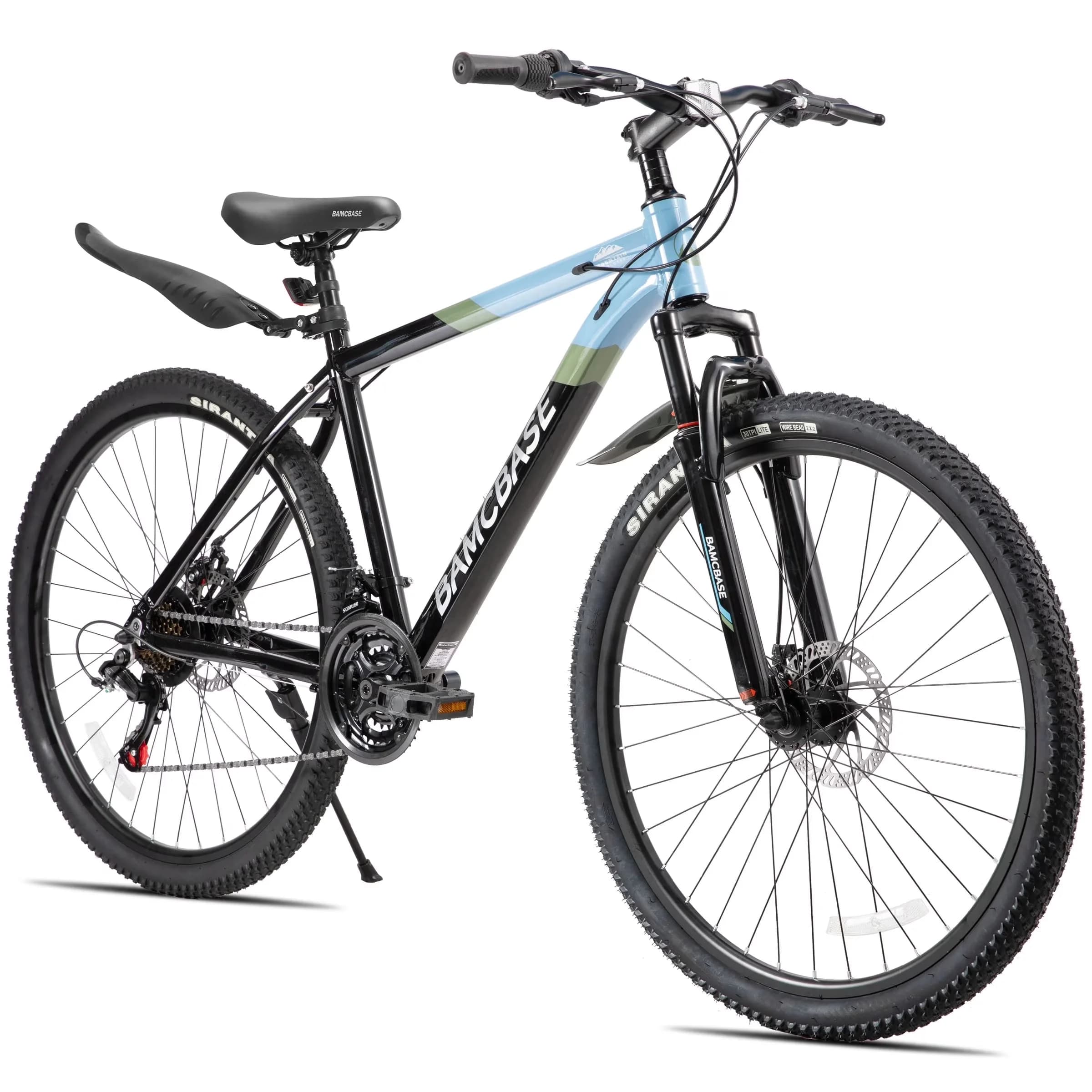 Mountain Bike Sleek with Adjustable Seat Height, 21 Speeds, Hardtail Bicycle - Blue Model 0BA630