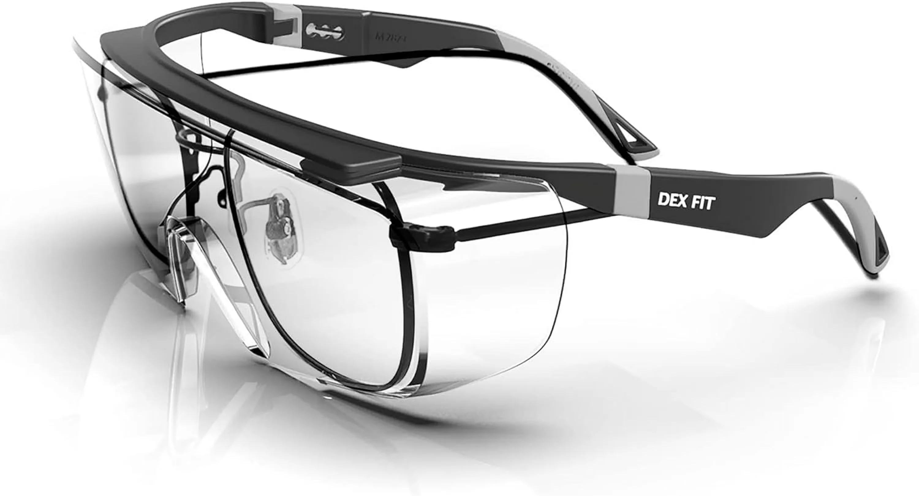 Durable Protective Equipment with 1 Pair, Clear Polycarbonate Lens - Gray Model 7E6BDA