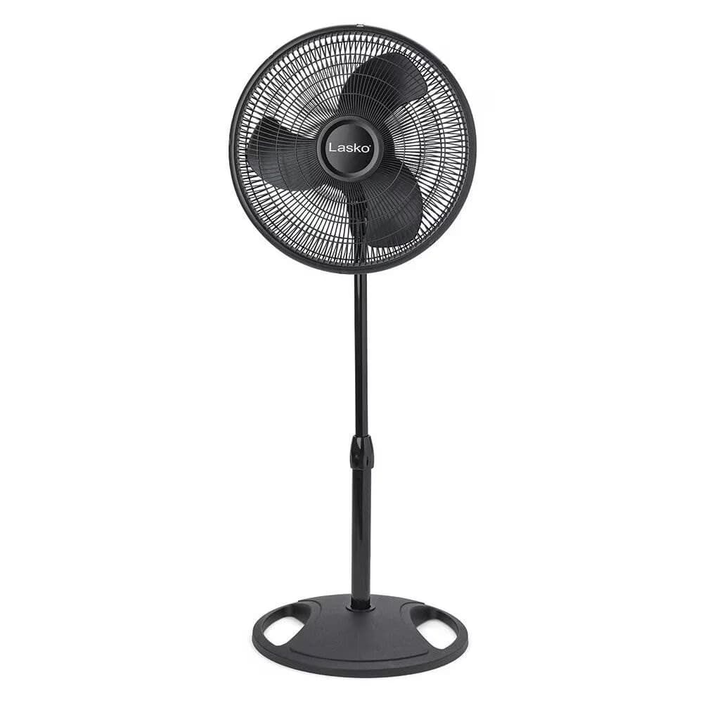Compact Fans In Cooling with Adjustable Height, Oscillating - Black Plastic Model 12ED5E