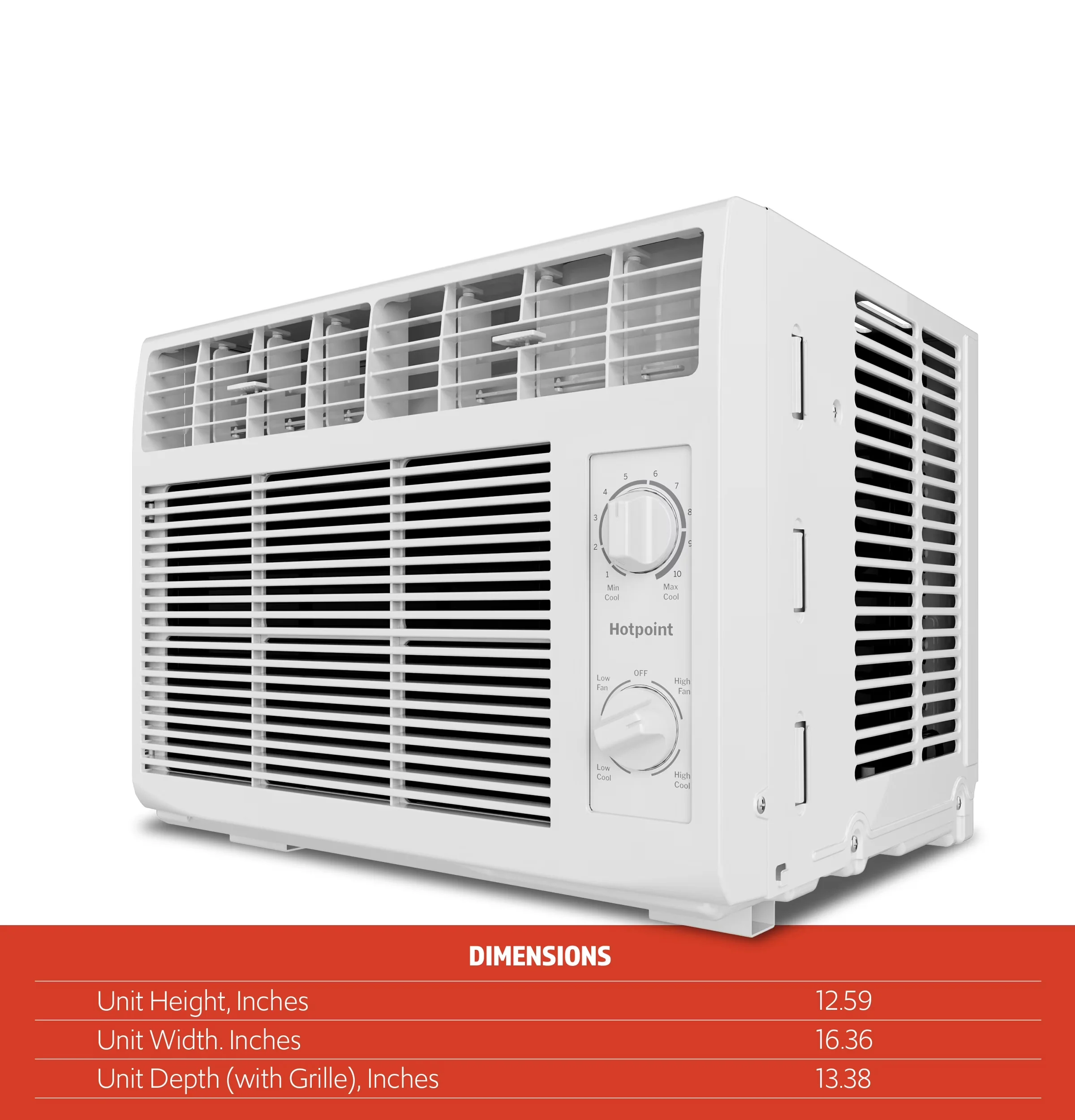 Quality Air Conditioner with 5000 BTU, 115V, Energy Efficient - White - Low Maintenance Model 98427C
