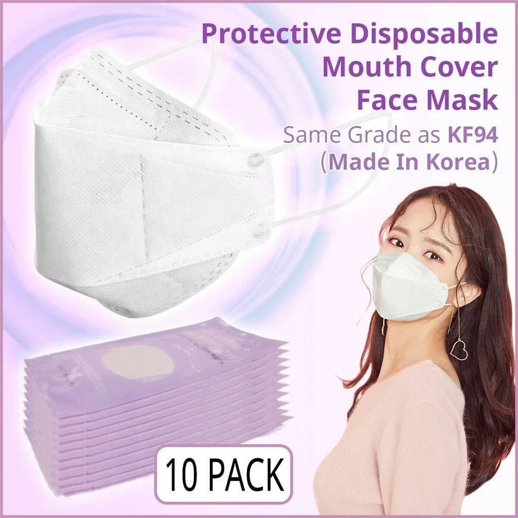 Protective Equipment Innovative with Disposable, Protective - White 10 Pack Model DD214D