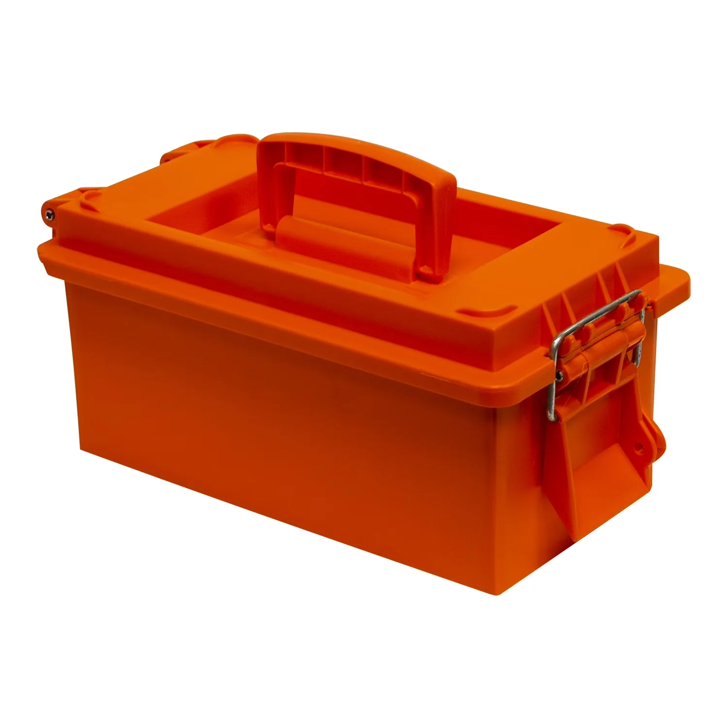 Stylish Toolstorage with Storage, Heavy-Duty - Orange Injection Molded Plastic Model 90BA46