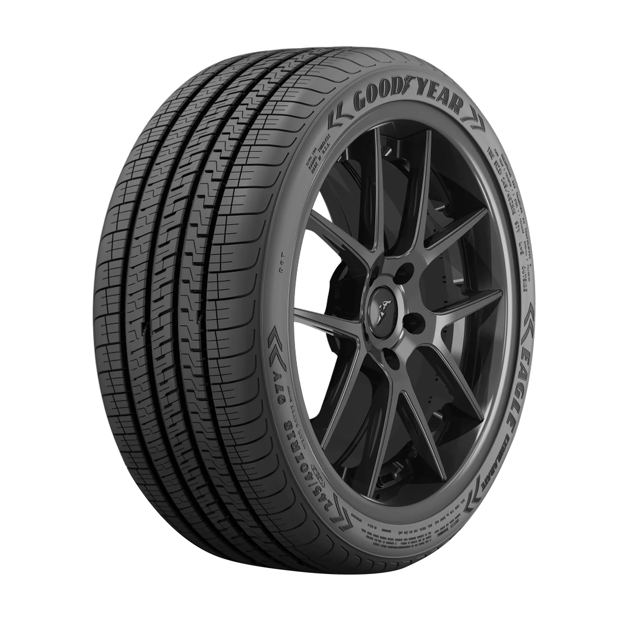 Quality Car Tire with Fits Multiple Makes And Models, Sidewall style: Black Sidewall - Model 6DF81A