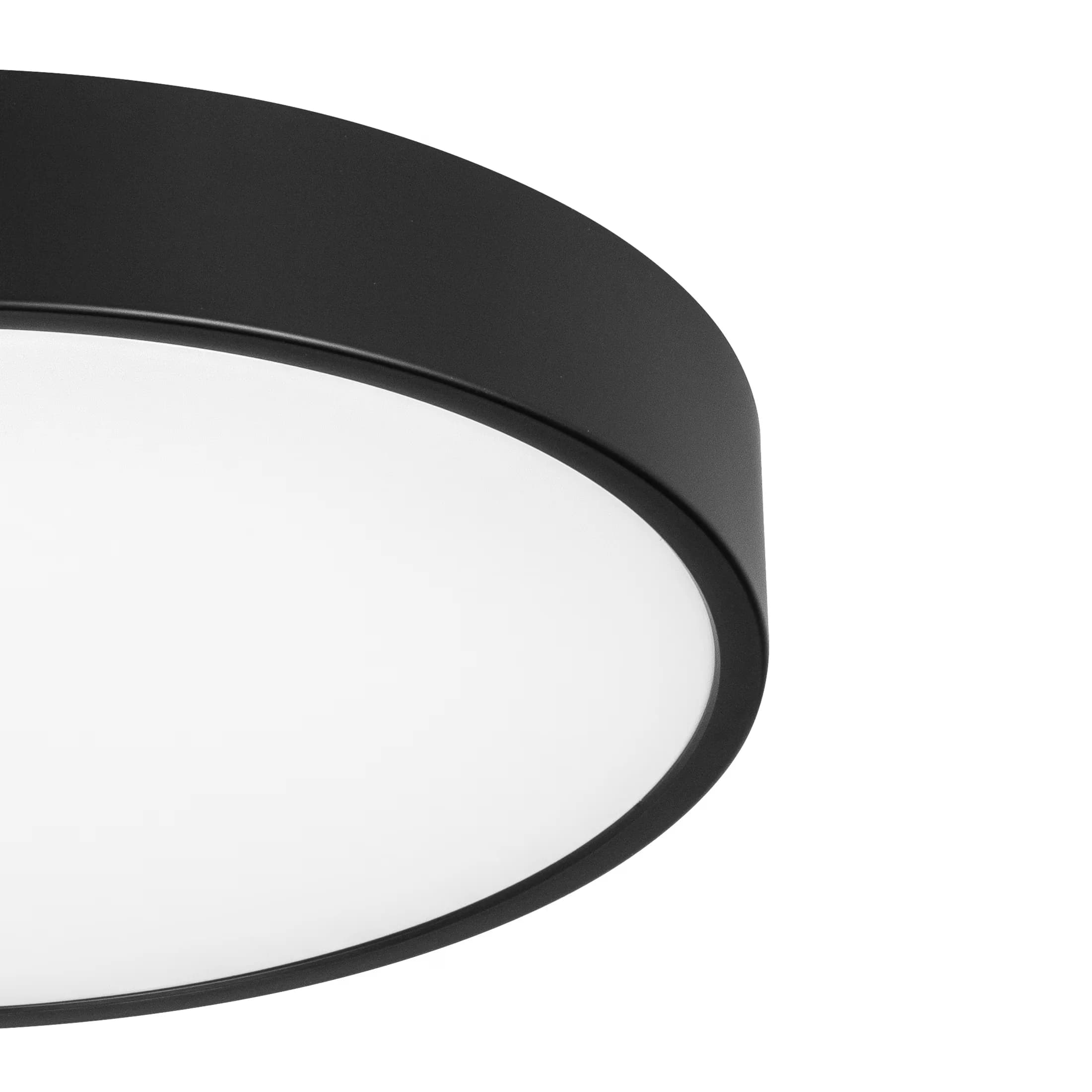 Ceiling Lights Fixture Versatile with LED, Dimmable, Modern - Plastic Black Model 83BDE1