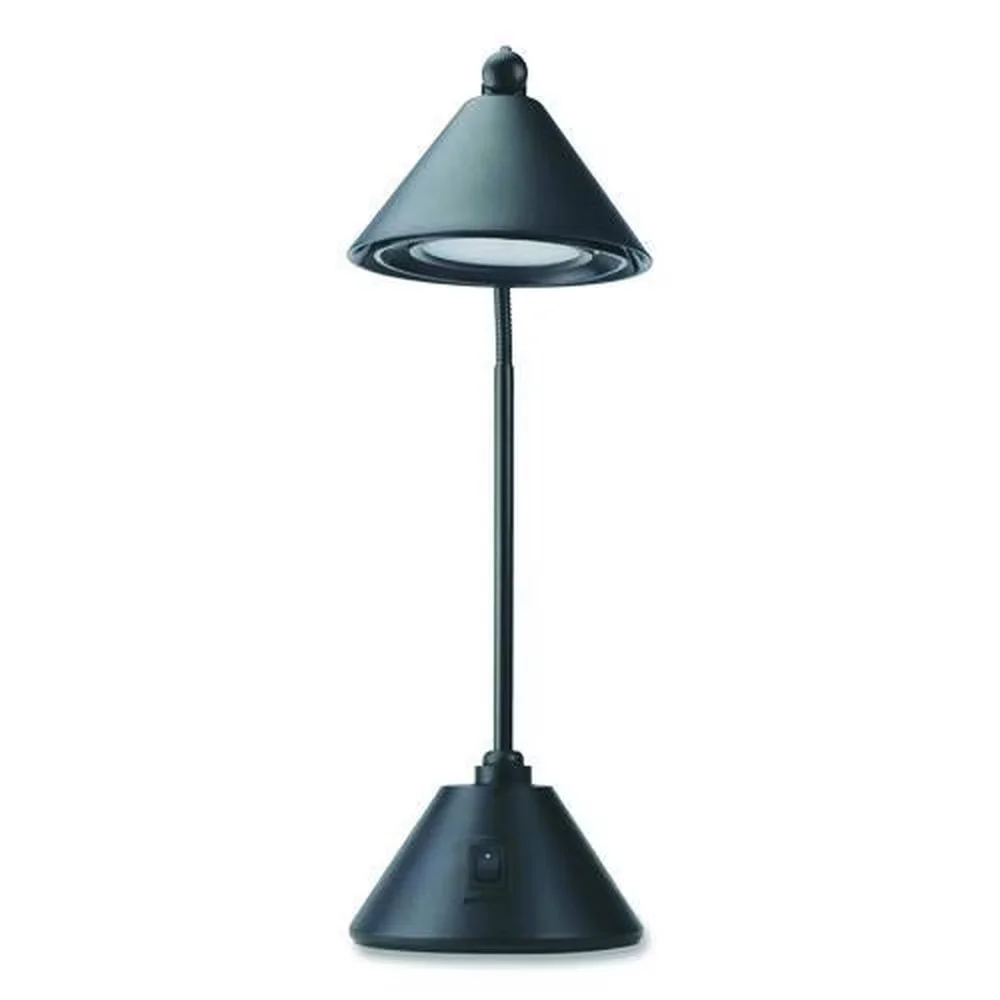 Lamp Compact with LED, Transitional, Alera Led Task - Plastic Black - Contemporary Style Model 3EFA23