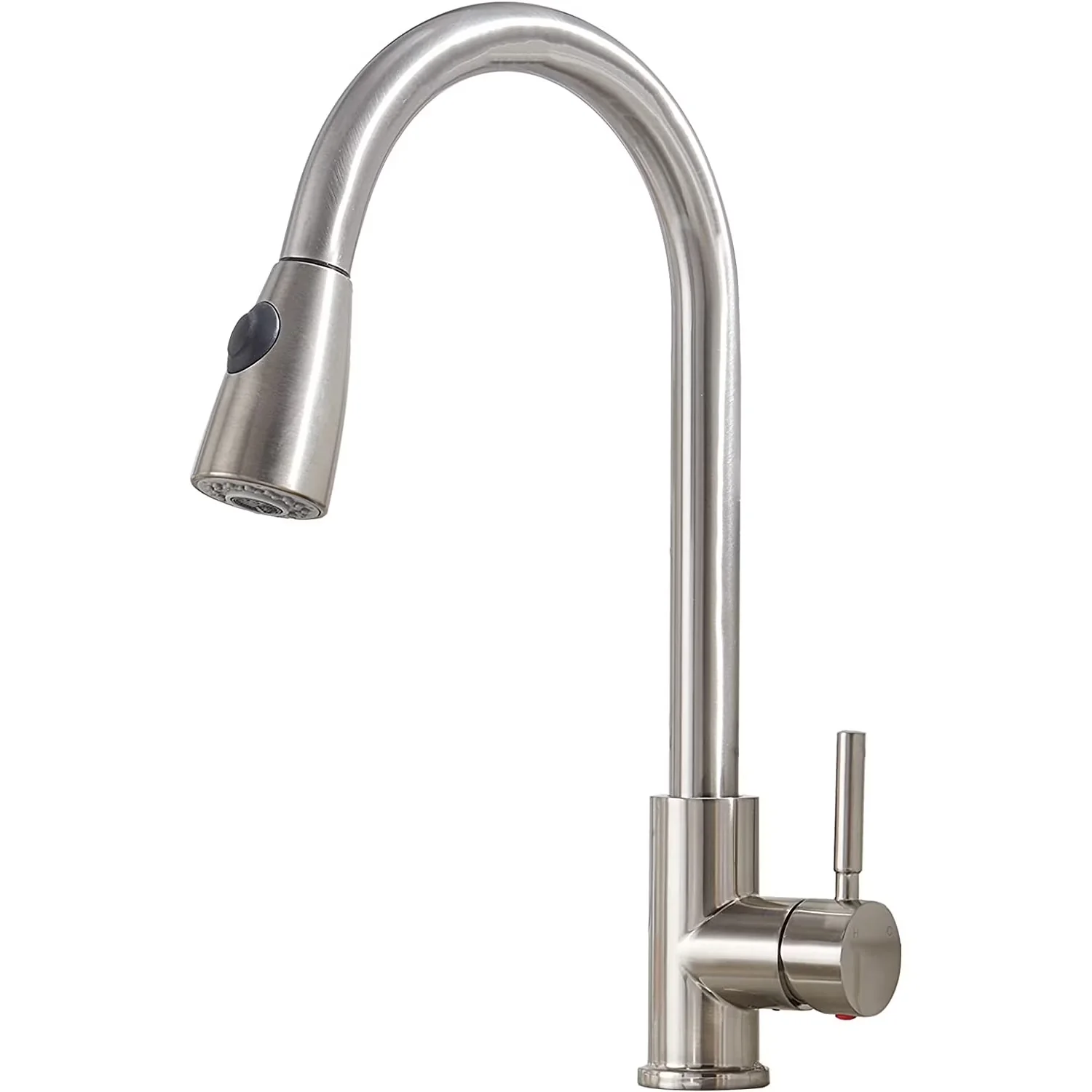Sleek Kitchen Renovation with Easy Installation, 360 Degree Rotation - Silver Stainless Steel, Ceramic Model 92BD14