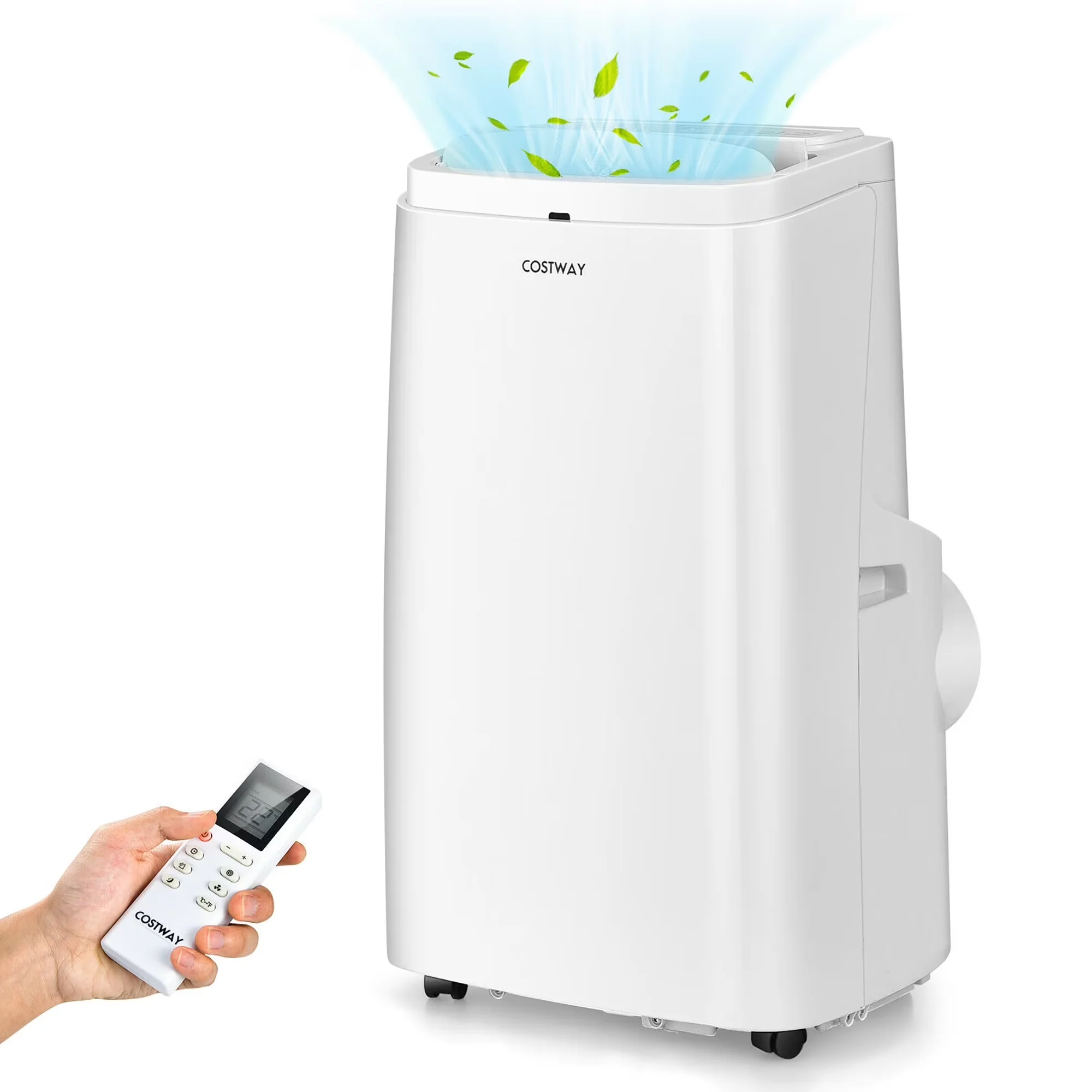 Air Conditioner Modern with 6350 BTU, Remote Controlled - White 9000BTU Model B6273C