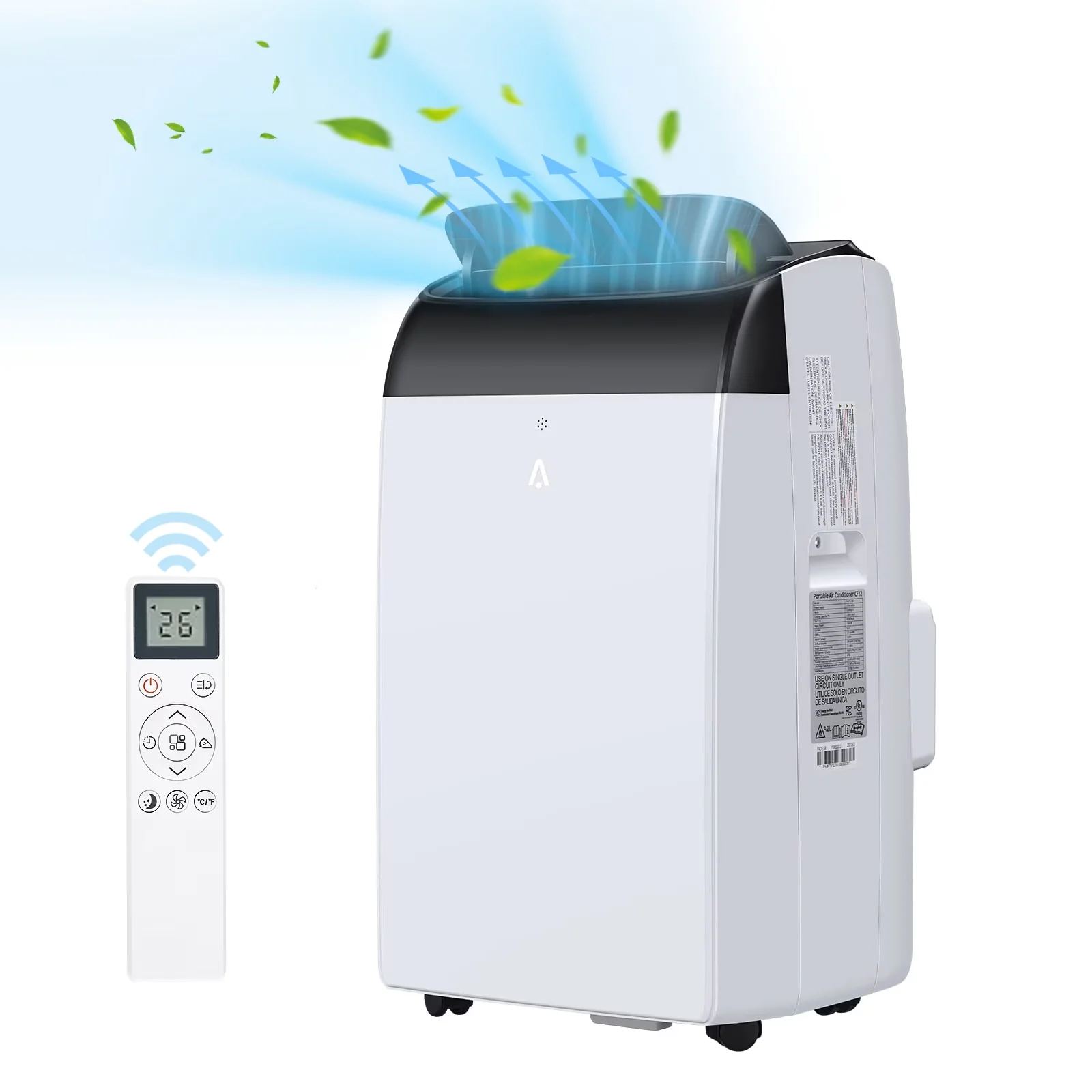 Versatile Air Conditioner with 14000 BTU, Efficient 14000 BTU Portable for Large, Rooms - Model C548E1