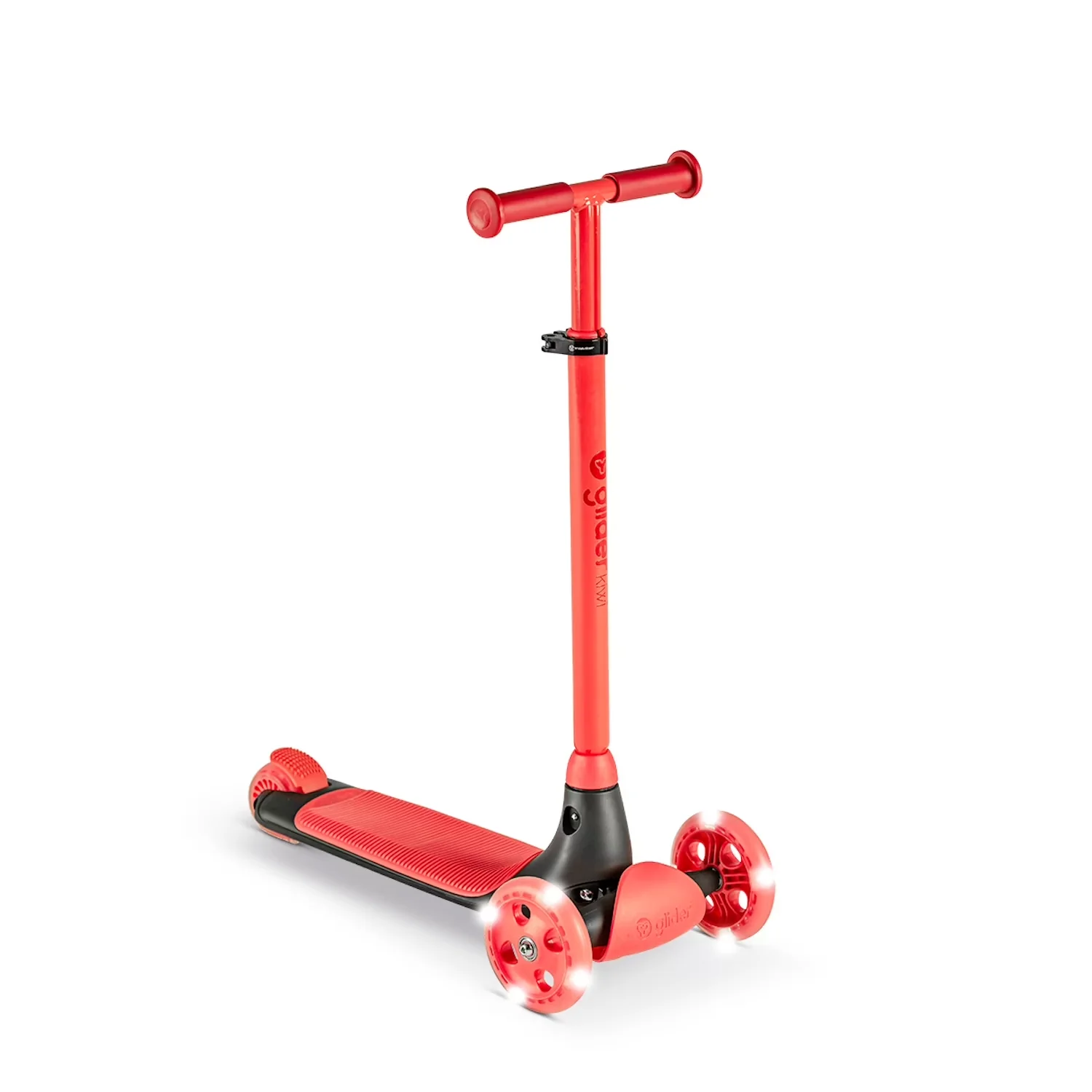 Essential Scooter with Foldable, Lightweight, Portable - Pu Red 3-8 - Premium Collection Model 81254E