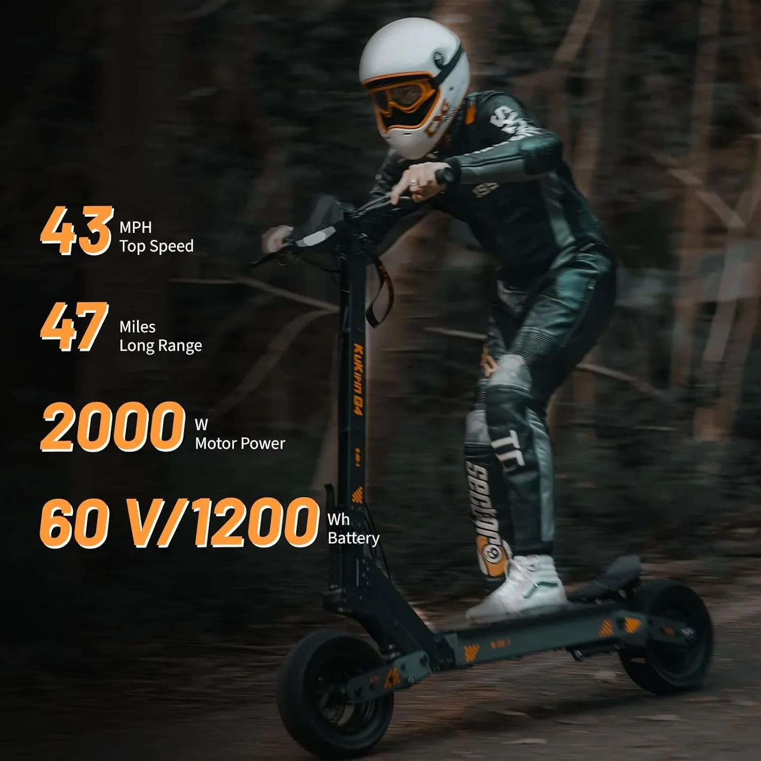 Scooter Compact with 2000W, Portable, Foldable - Aluminum, Alloy Steel Black Model A3B164
