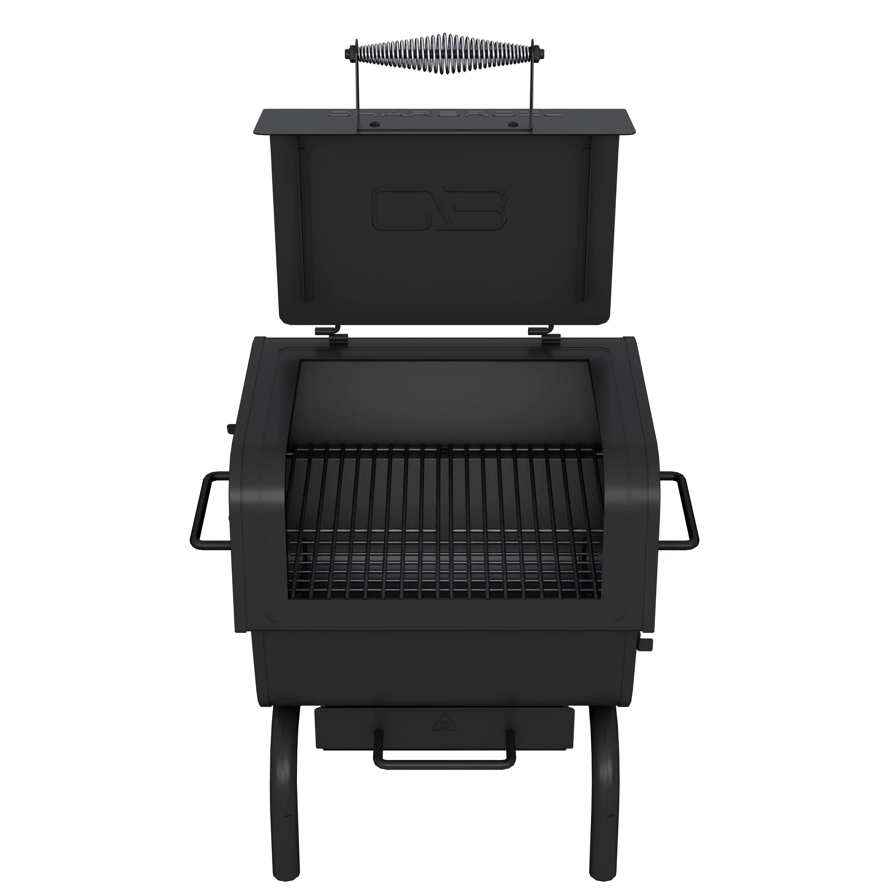 Charcoal Grill Classic with Portable, C-Line Tabletop/Firebox - Heavy Duty Steel Black Model 529AA5