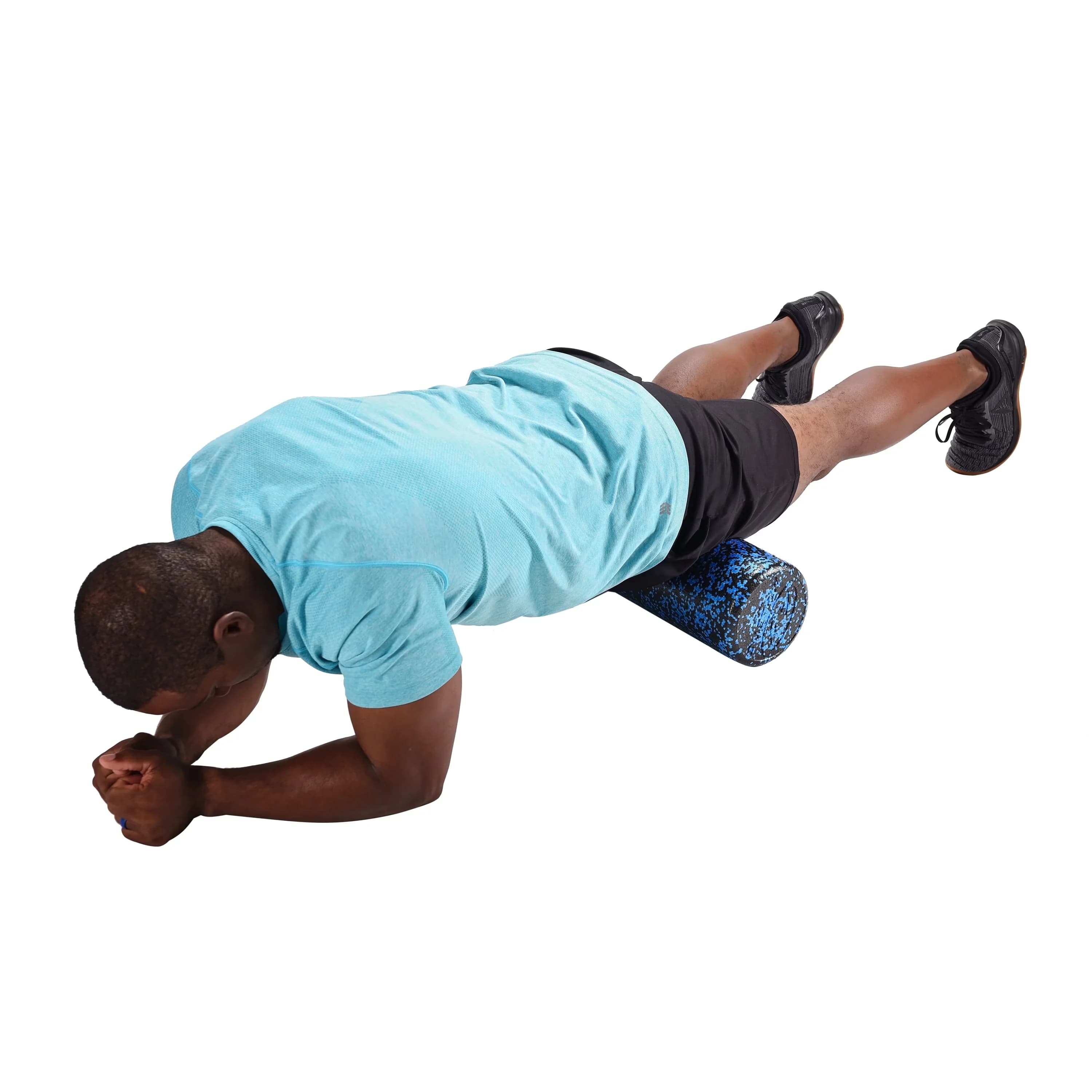 Sleek Home Gym with Blue/Black, Firm High Density Foam Material, High Density Foam Roller - Foam Blue Model C84CB4
