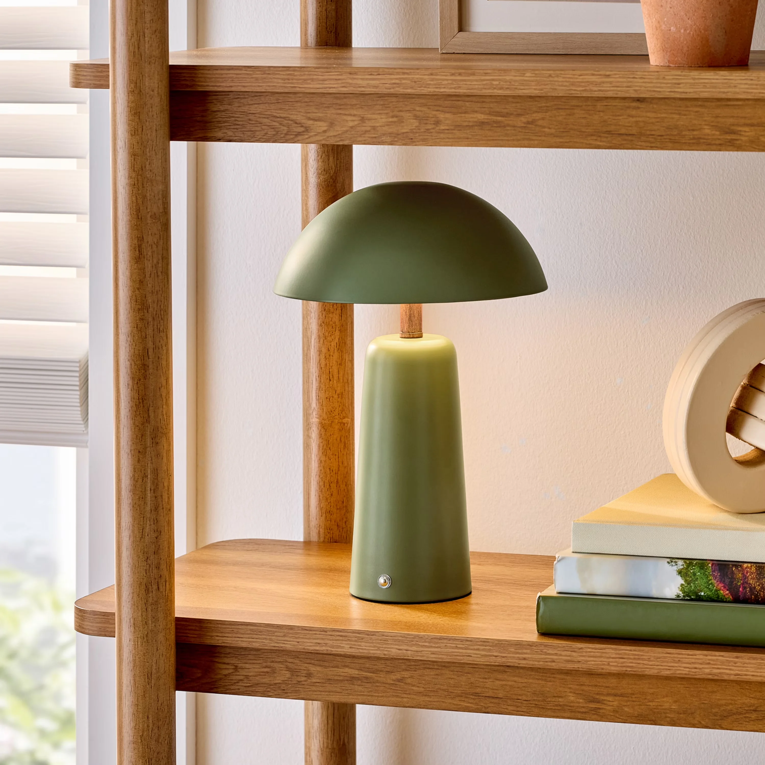 Lamp Premium with LED, Battery, Accent Lamps - Green, Multicolor Iron, Polyester Model 97F7E4