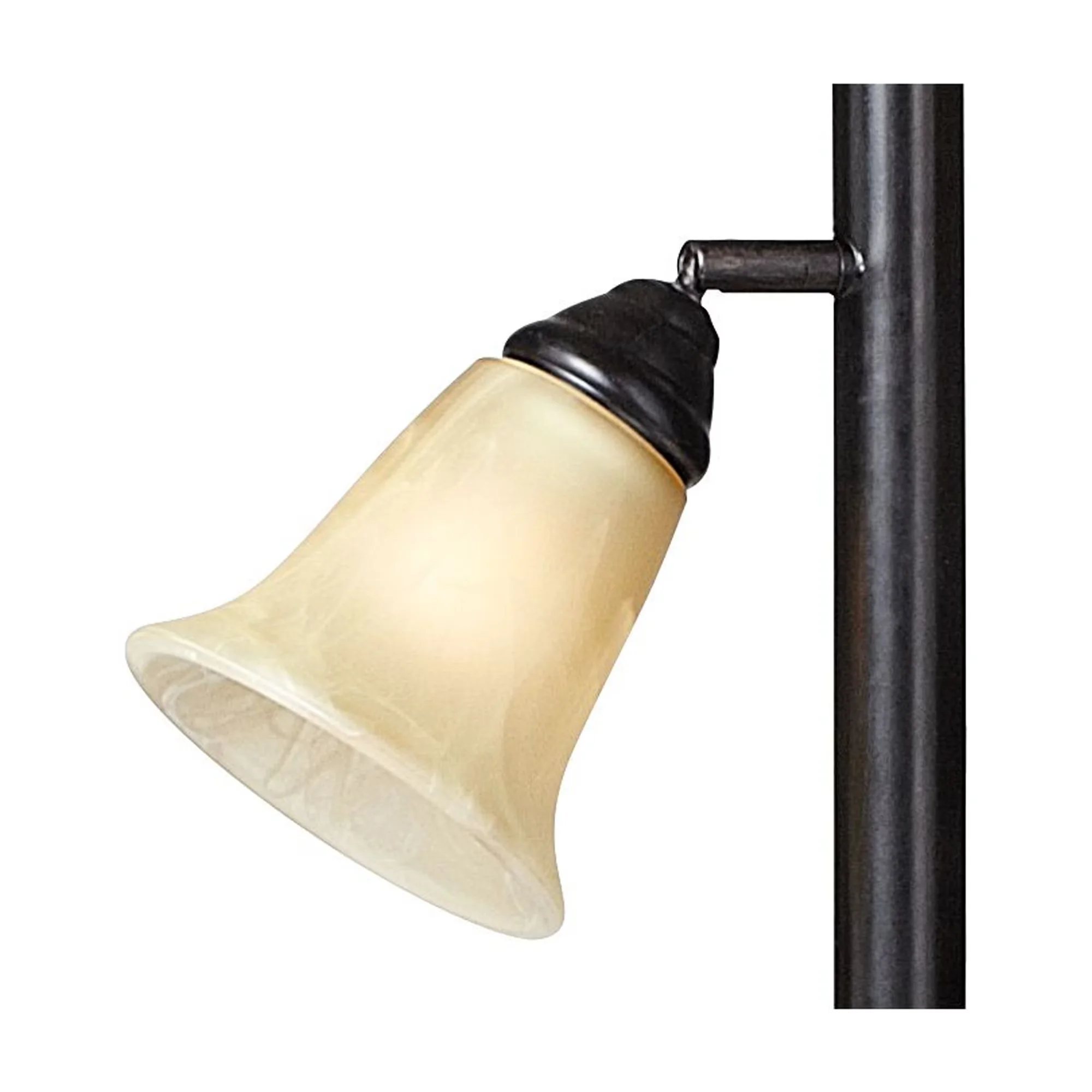 Durable Floor Lamp with Incandescent, Torchiere Lamps - Metal Brown for Living Room Model 6B9059