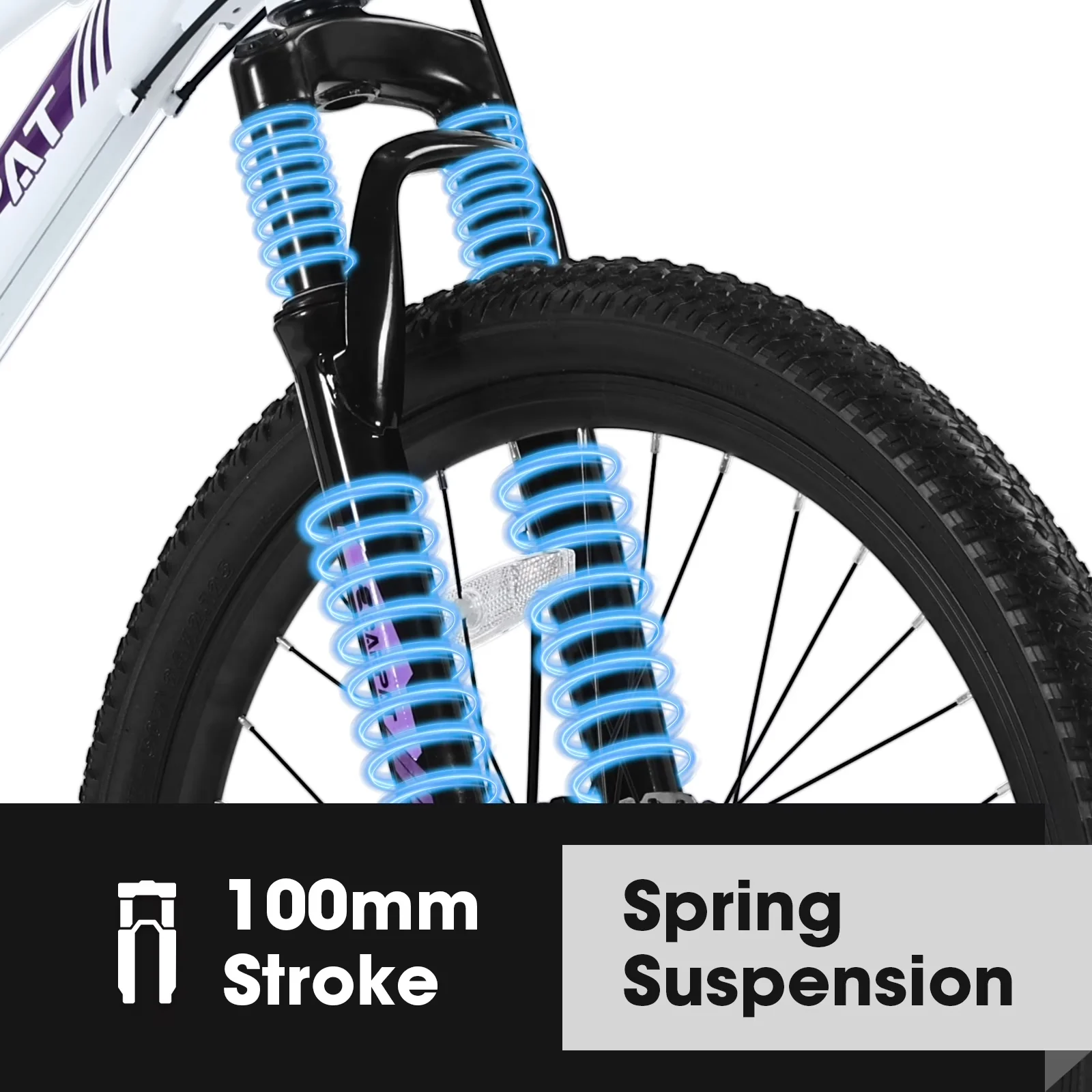 Sleek Cruiser Bike with Lightweight, 24" - White Women - Long-Lasting Performance Model FD666D