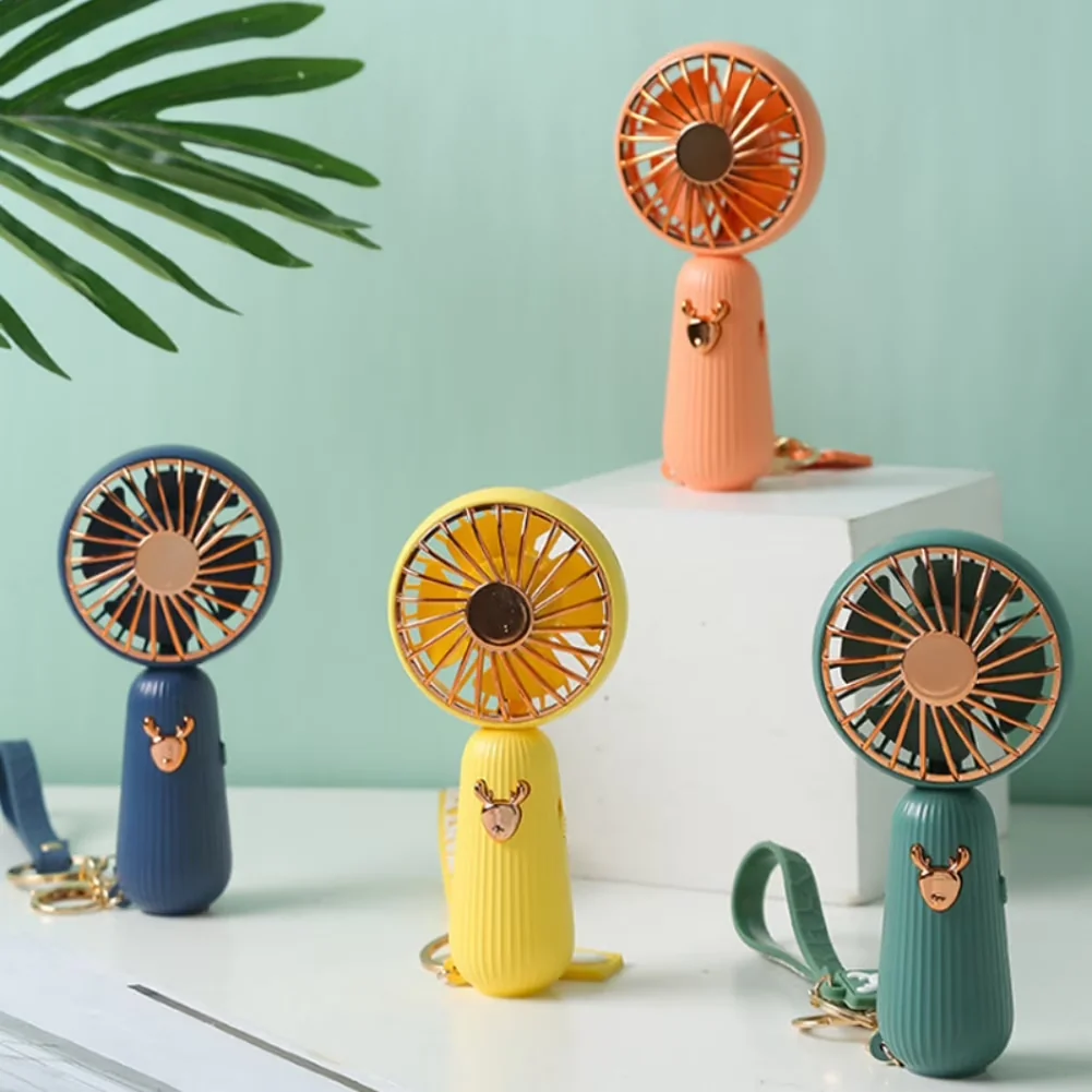 Durable Fans In Cooling with Battery - Blue for Outdoor Small - Space-Saving Design Model DDAD15