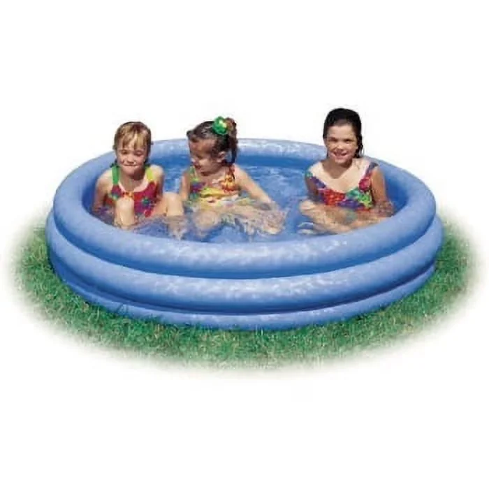 Inflatable Pool Modern with Blue, Material heavy duty vinyl, Allows for 11. 5" Of water - Blue Model B2C0E9