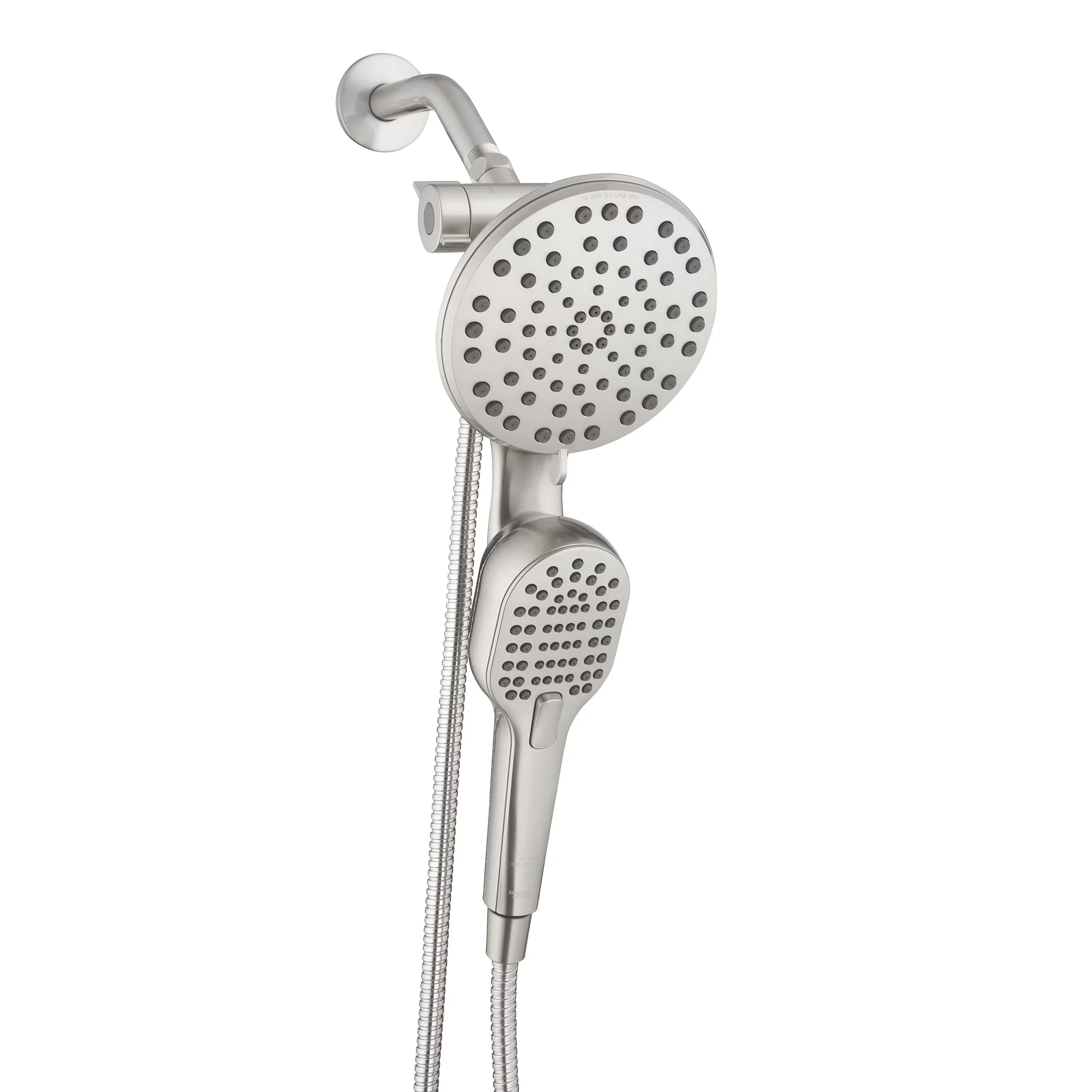 Reliable Shower Head with Magnetic, Satin Nickel, 4-Spray - Plastic Silver Model 3EB941