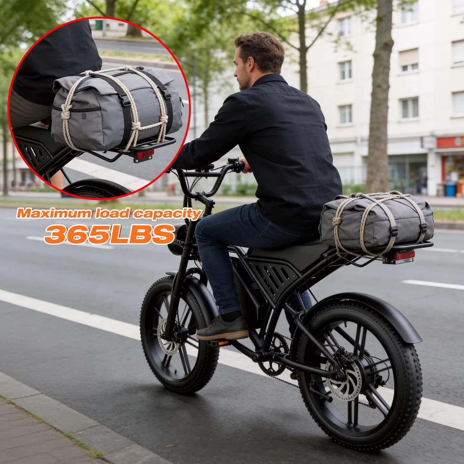 Efficient Electric Bike with Battery, 2200W, 48V 20Ah - Essential Collection Model 2358B9
