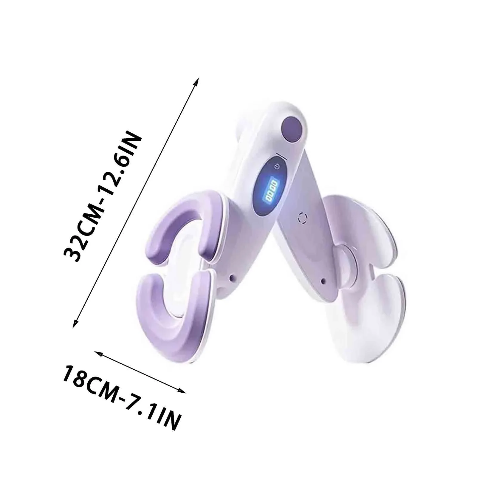 Sleek Home Gym Accessory with Digital, Anti-Slip - Purple Plastic Upgraded Model 487902
