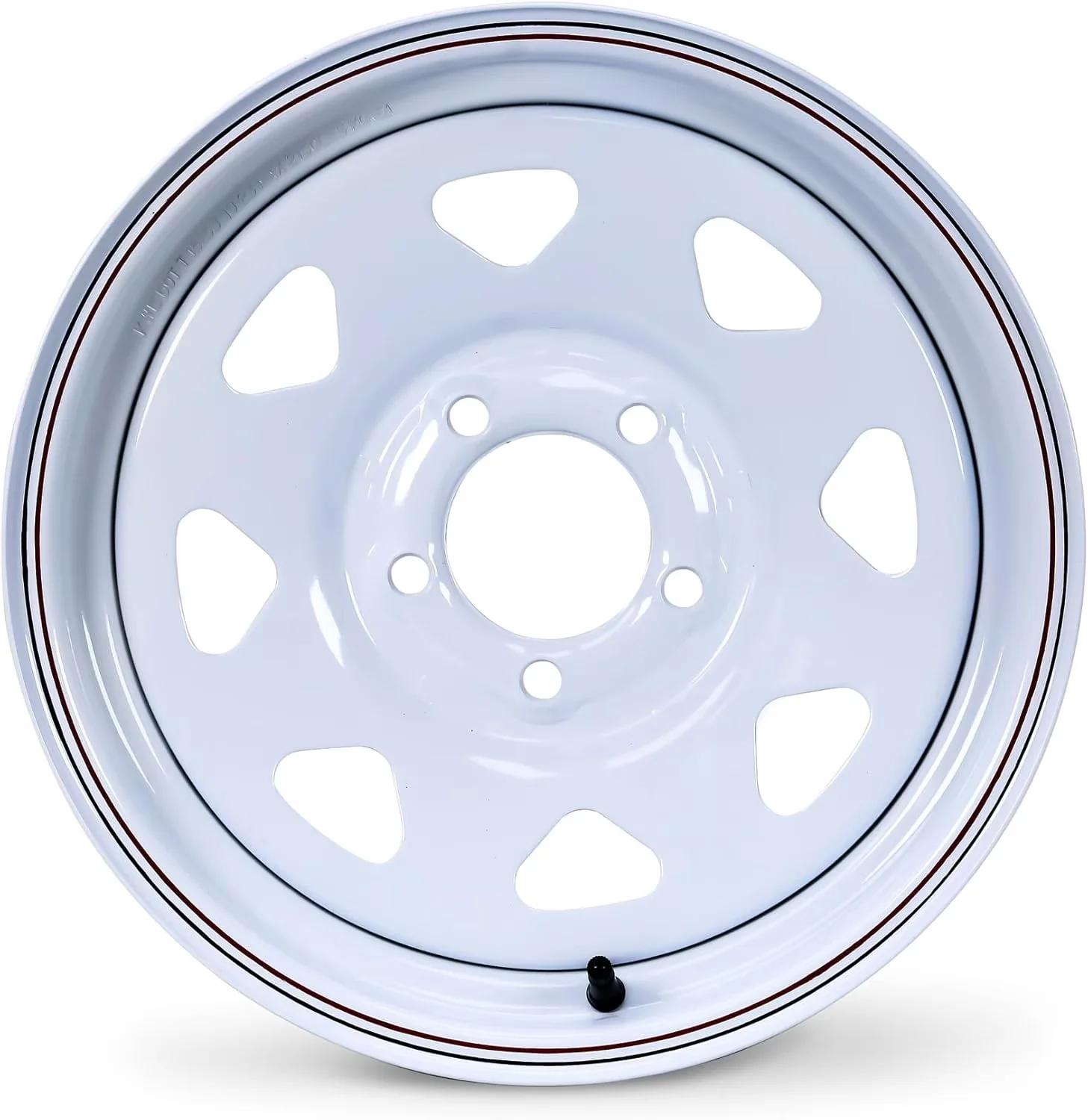 Essential Wheels And Rim with Bolt Pattern:5 Lug on 5", Center bore diameter:3.19 in, Offset: 0, Wheel size:15 x 5 - Stainless Steel... Model 9C7A75