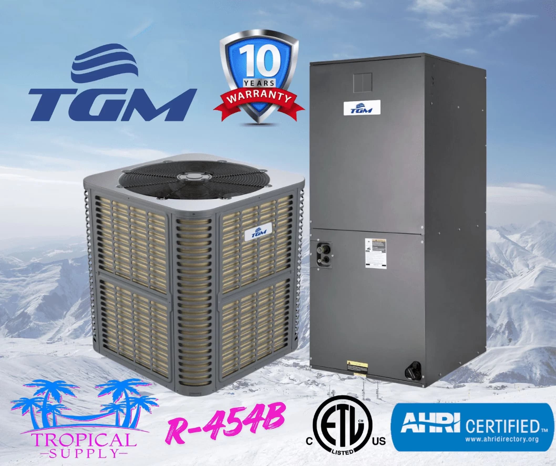 Compact Air Conditioner with Energy Efficient, R-454B Refrigerant - Gray Model C6D75B