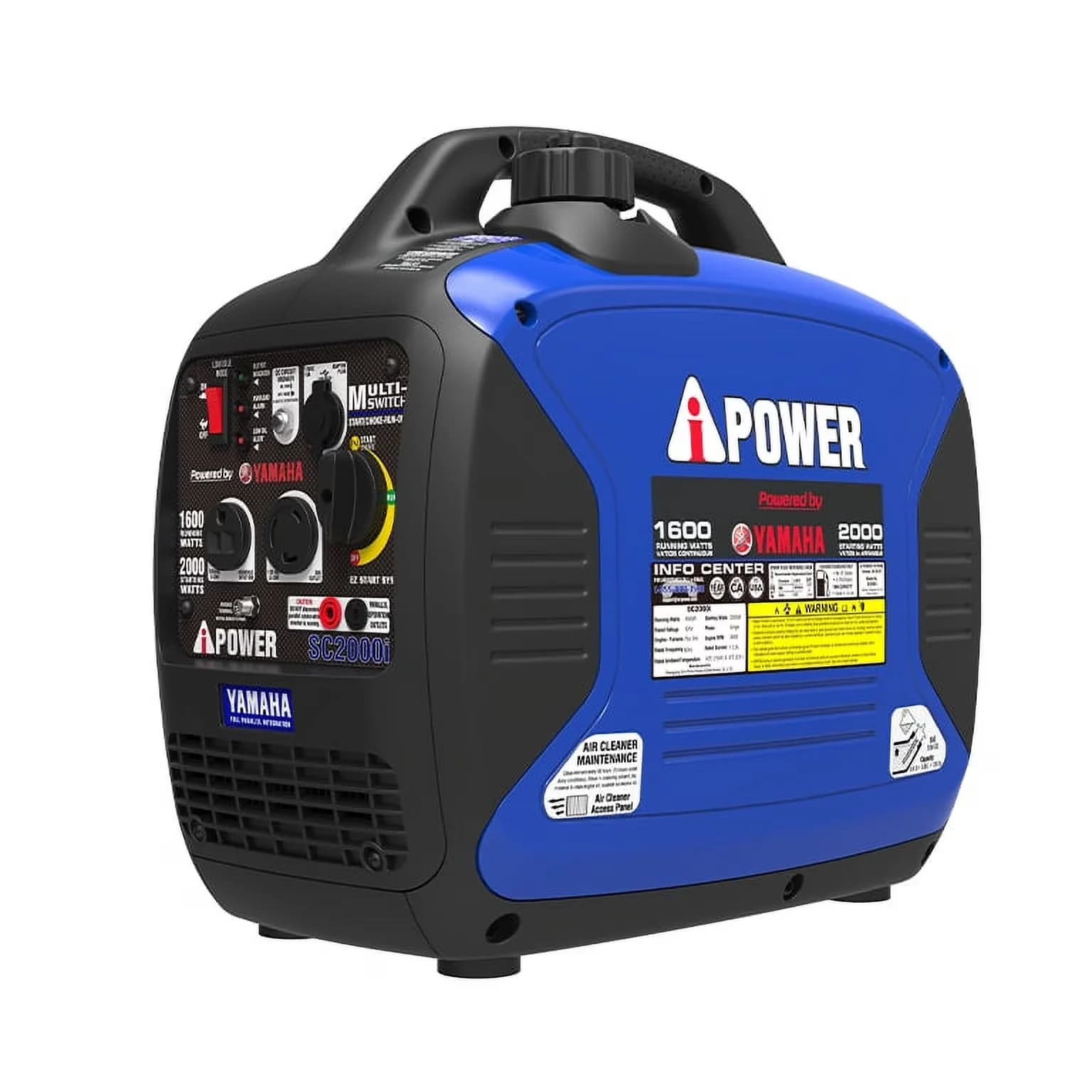 Durable Generator with 2000W, Low Oil Shutdown, High performance alternator - Model 3408DD